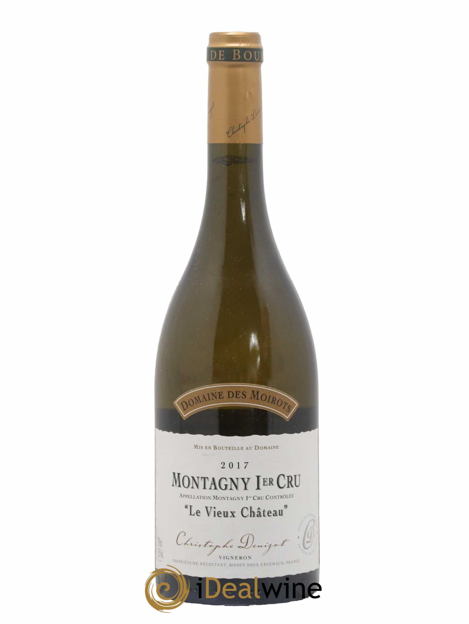 Montagny 1er Cru Le Vieux Chateau Domaine des Moirots 2017 - Lot de 1 bouteille - 0