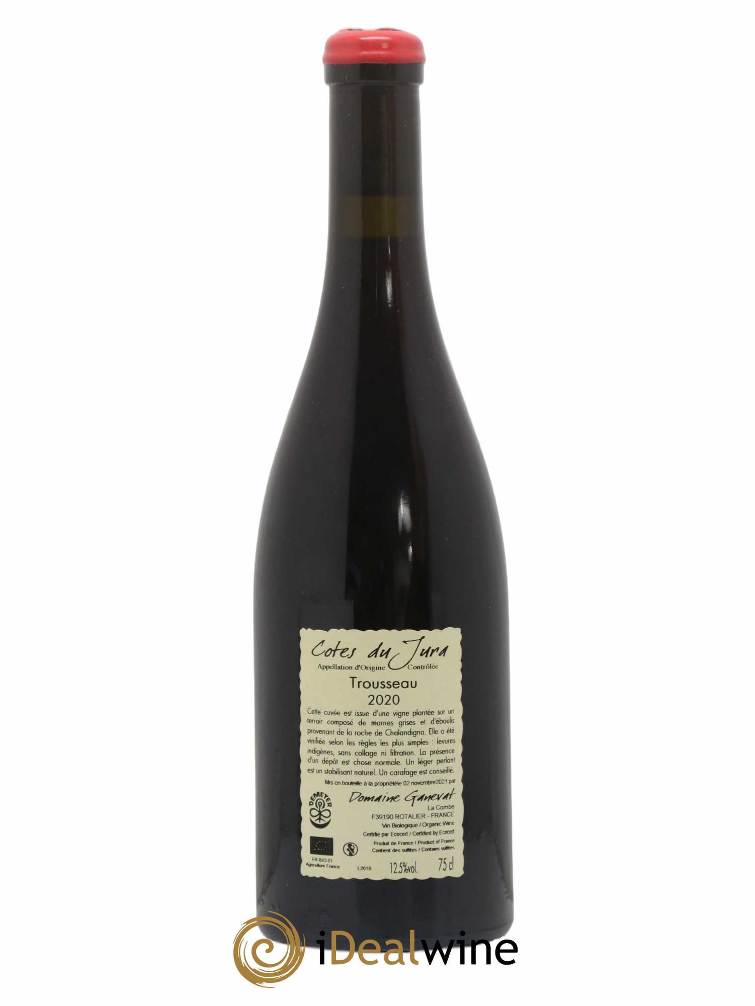 Côtes du Jura Plein Sud Jean-François Ganevat (Domaine) 2020 - Lot of 1 bottle - 1