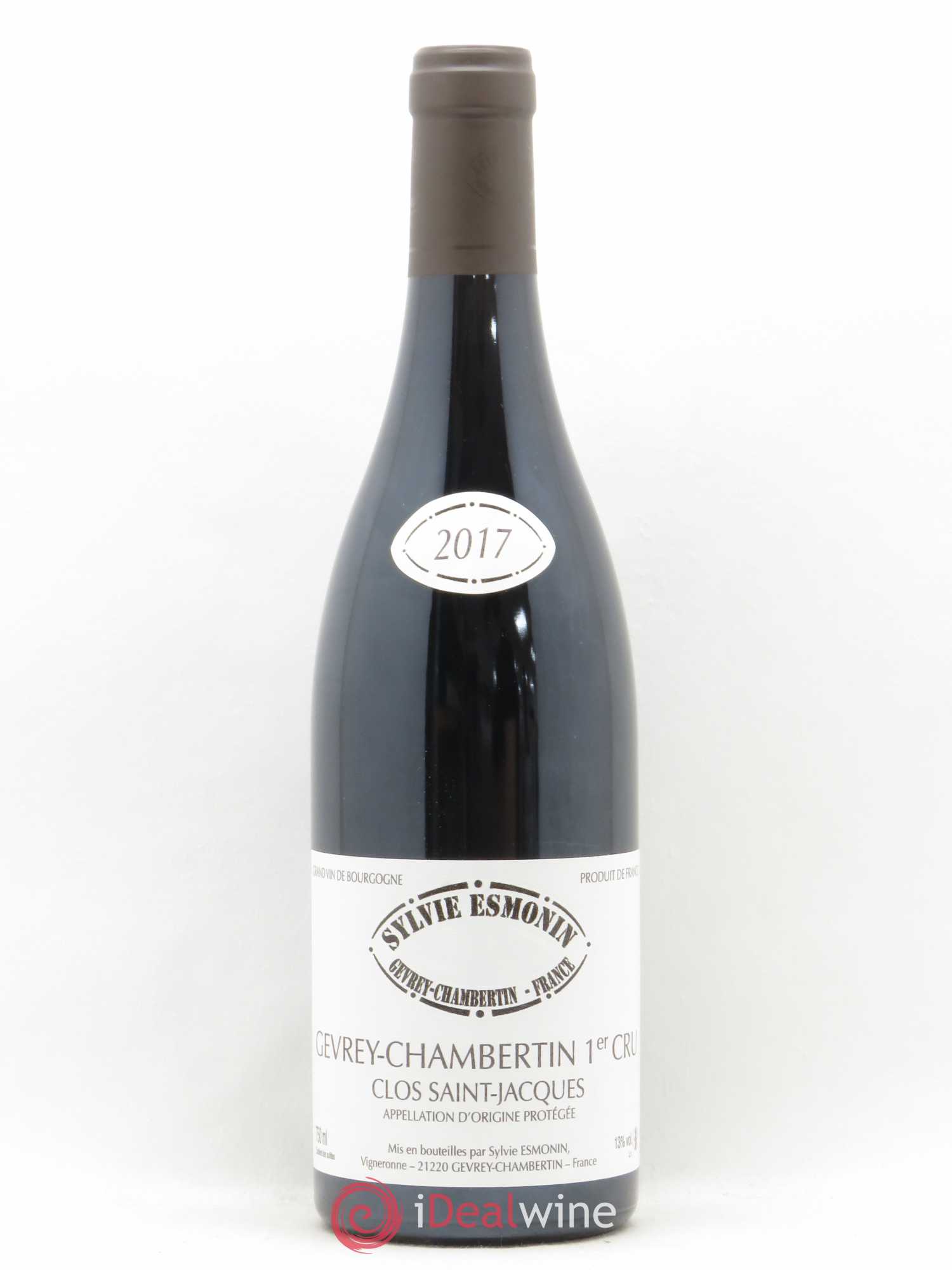 Gevrey-Chambertin 1er Cru Clos Saint Jacques Sylvie Esmonin 2017 - Lot de 1 bouteille - 0