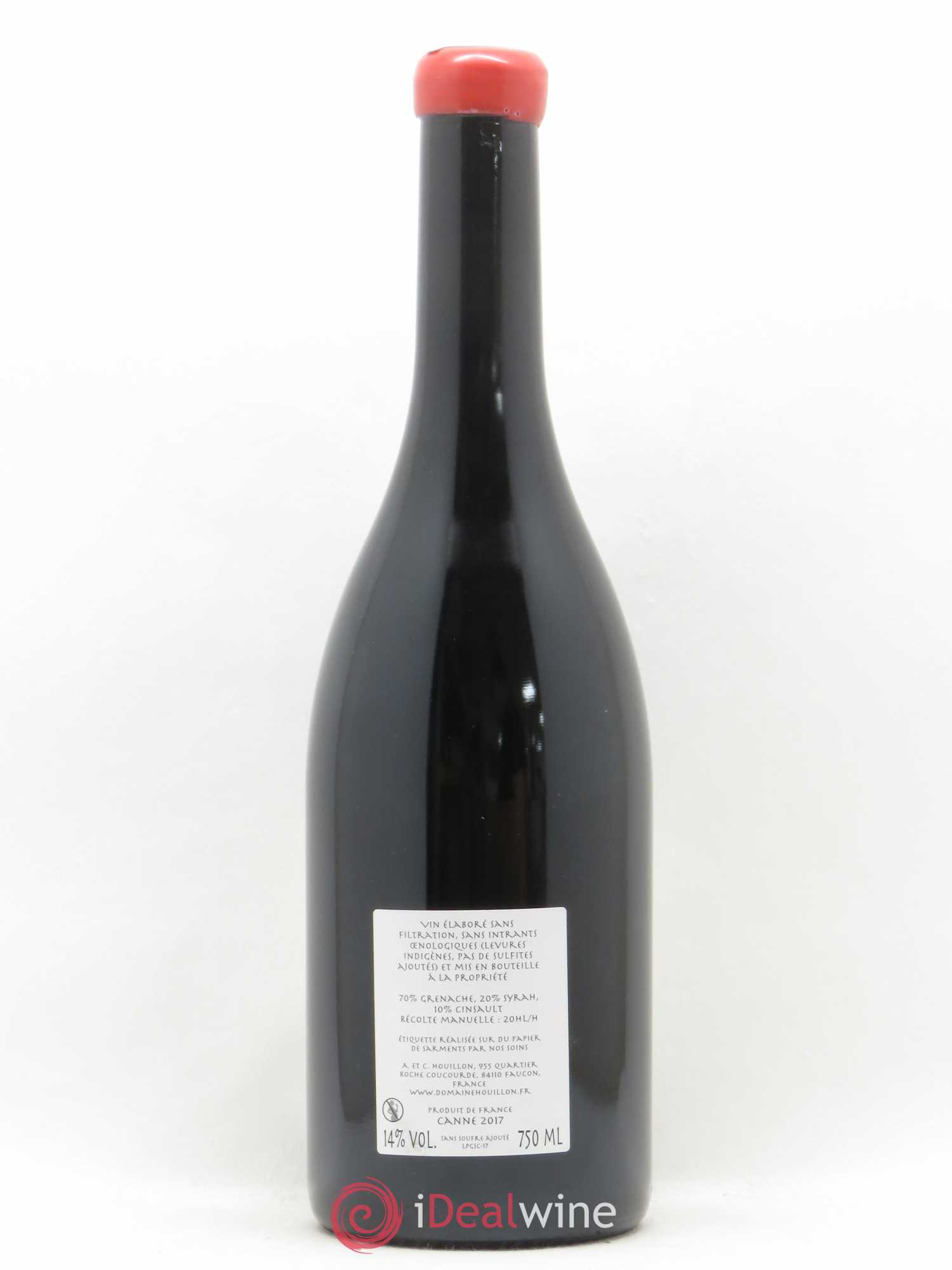 Côtes-du-Rhône Canne Aurélien et Charlotte Houillon 2017 - Lot de 1 bouteille - 1