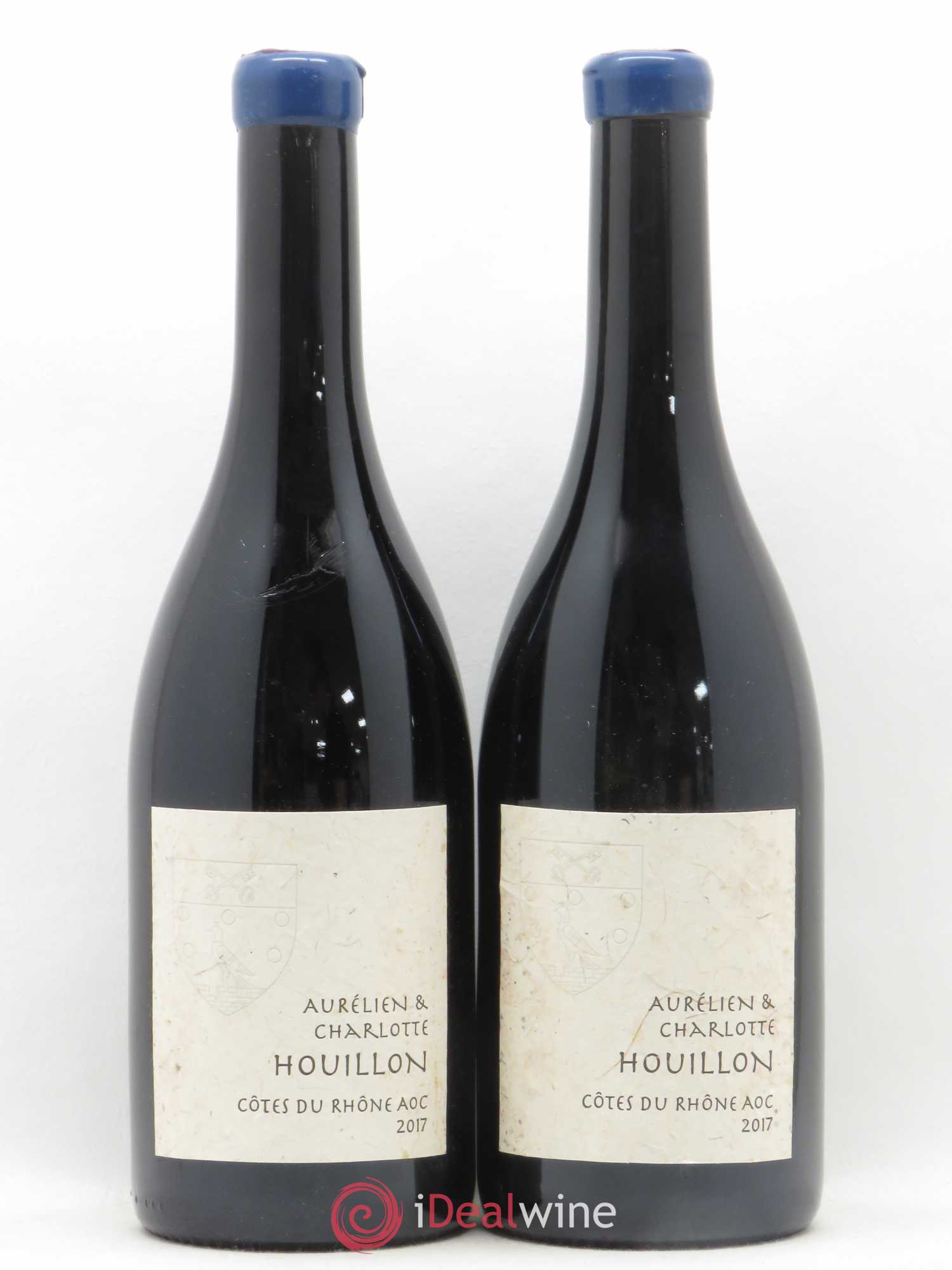 Côtes-du-Rhône Presse Aurélien et Charlotte Houillon 2017 - Lot de 2 bouteilles - 0