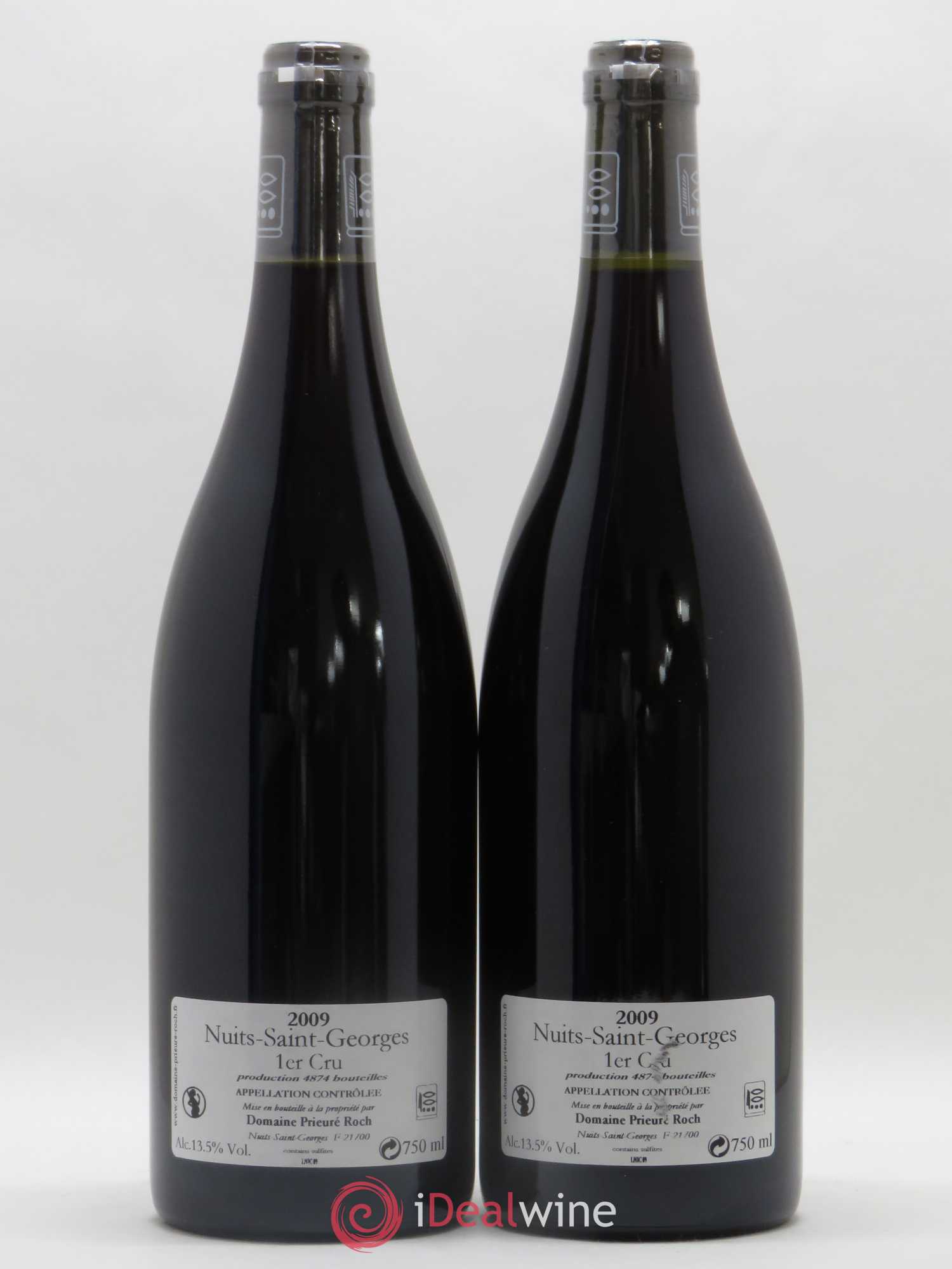 Nuits-Saint-Georges 1er Cru Prieuré Roch 2009 - Lot de 2 bouteilles - 1