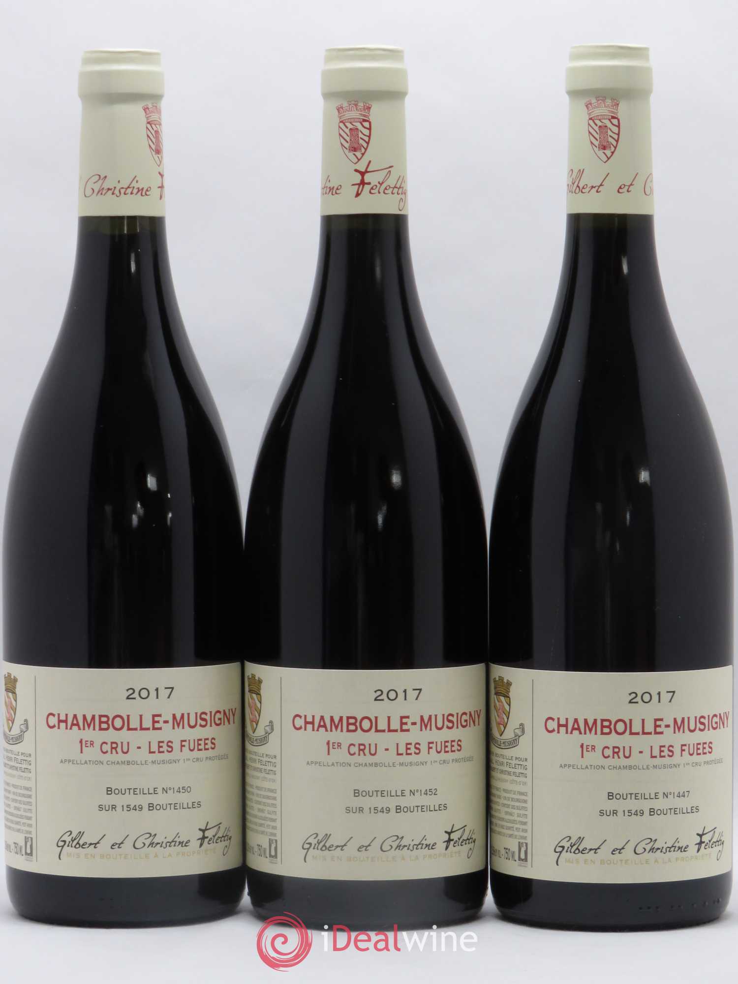 Chambolle-Musigny 1er Cru Les Fuées Felettig (Domaine) 2017 - Lot de 3 bouteilles - 0