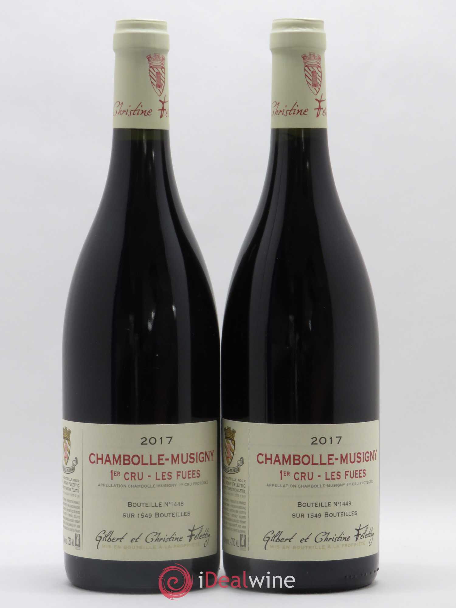 Chambolle-Musigny 1er Cru Les Fuées Felettig (Domaine) 2017 - Lot de 2 bouteilles - 0