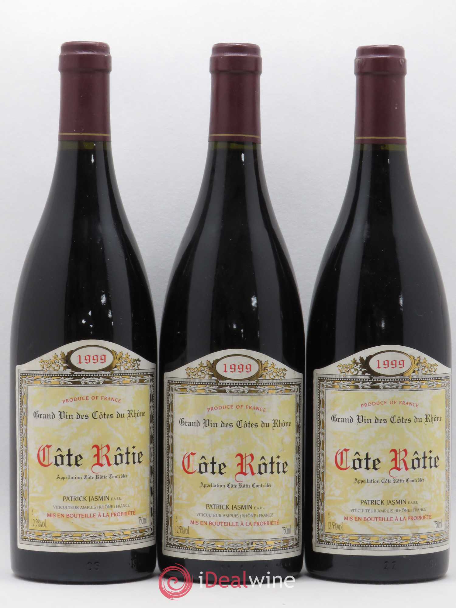 Côte-Rôtie Jasmin (Domaine) 1999 - Lot de 3 bouteilles - 0
