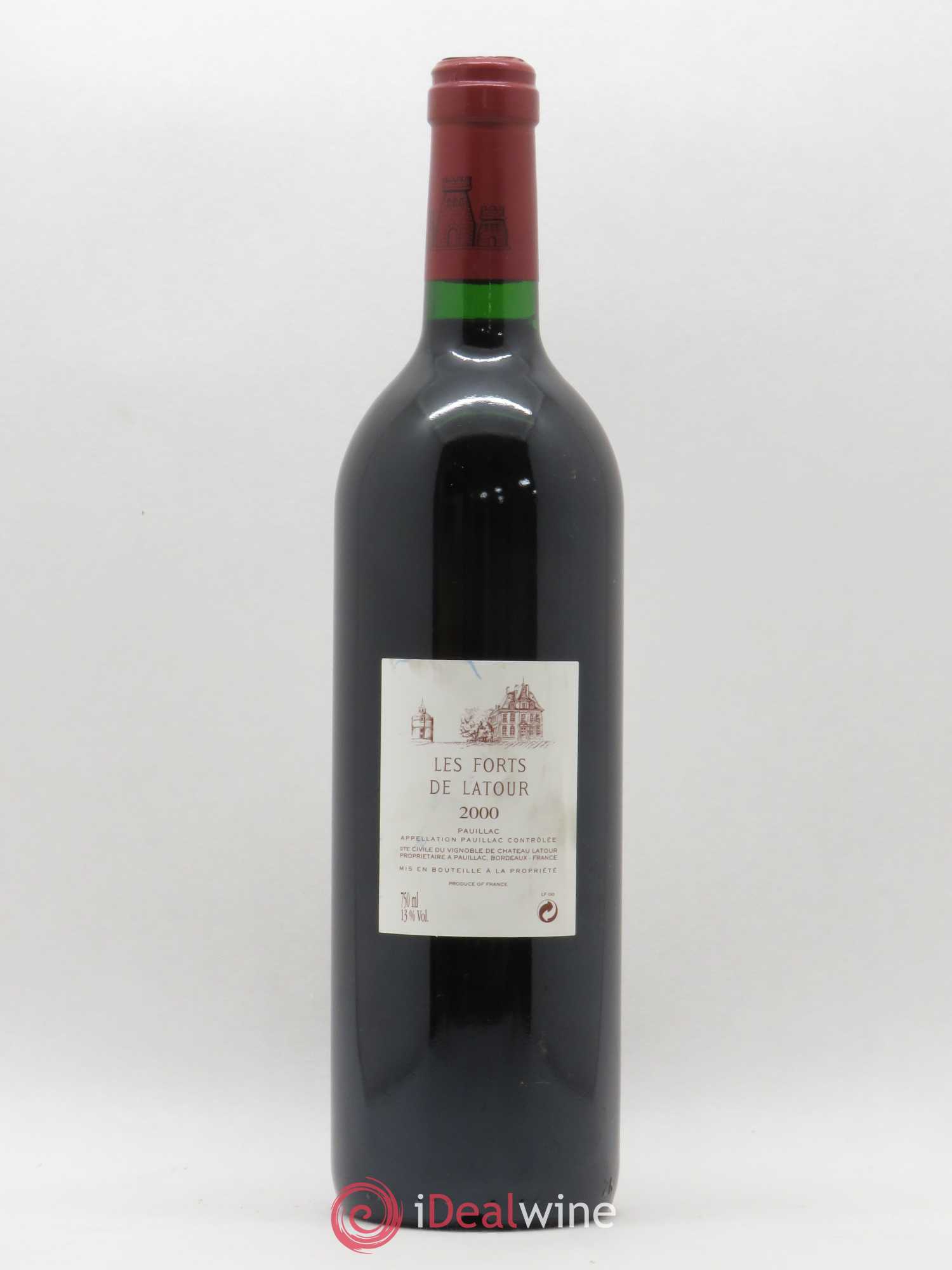 Les Forts de Latour Second Vin 2000 - Lot de 1 bouteille - 1