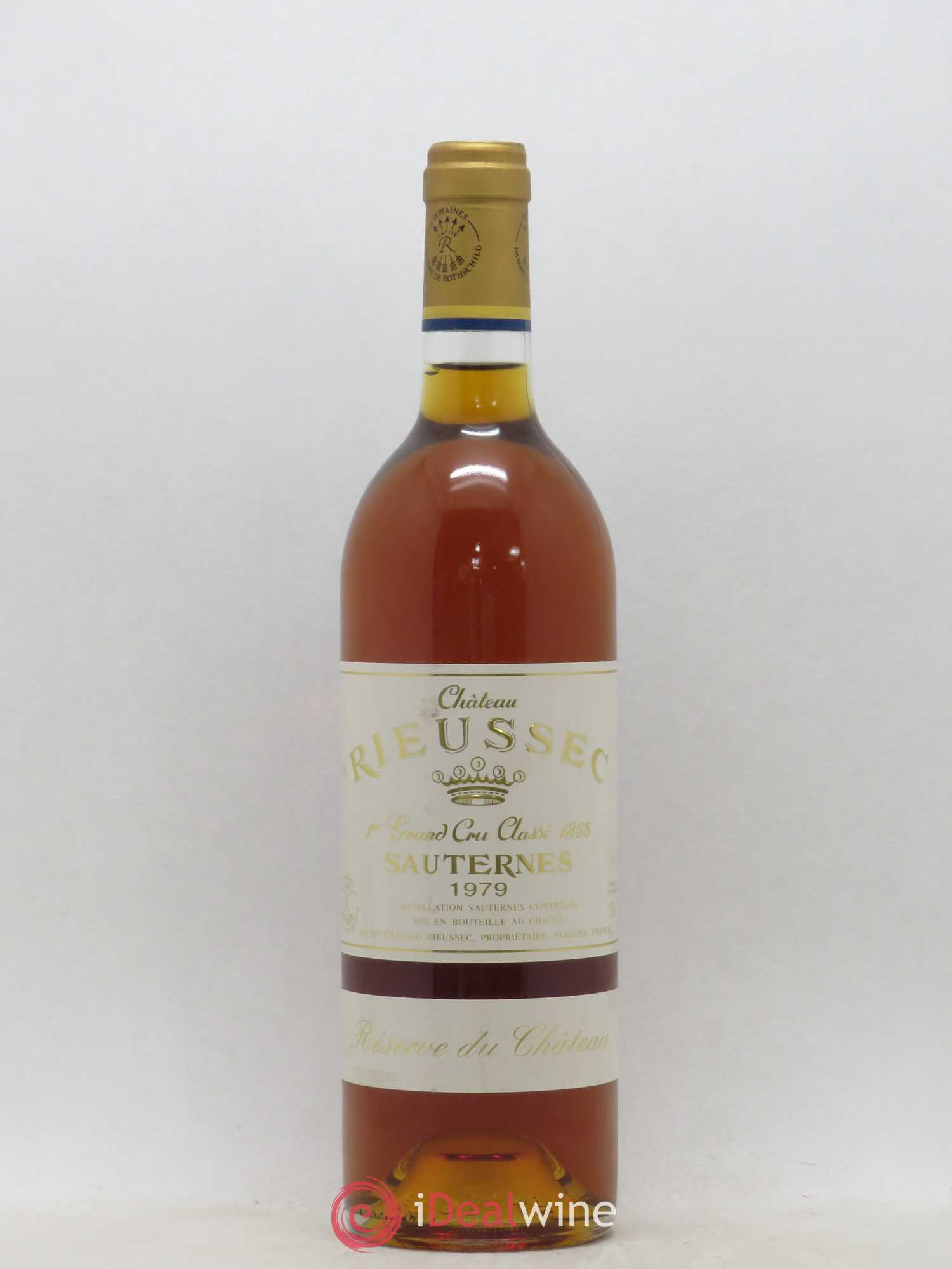 Château Rieussec 1er Grand Cru Classé Reserve du Chateau 1979 - Posten von 1 Flasche - 0