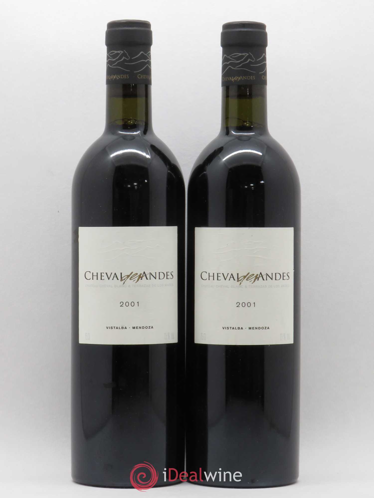Mendoza Cheval des Andes 2001 - Lot de 2 bouteilles - 0