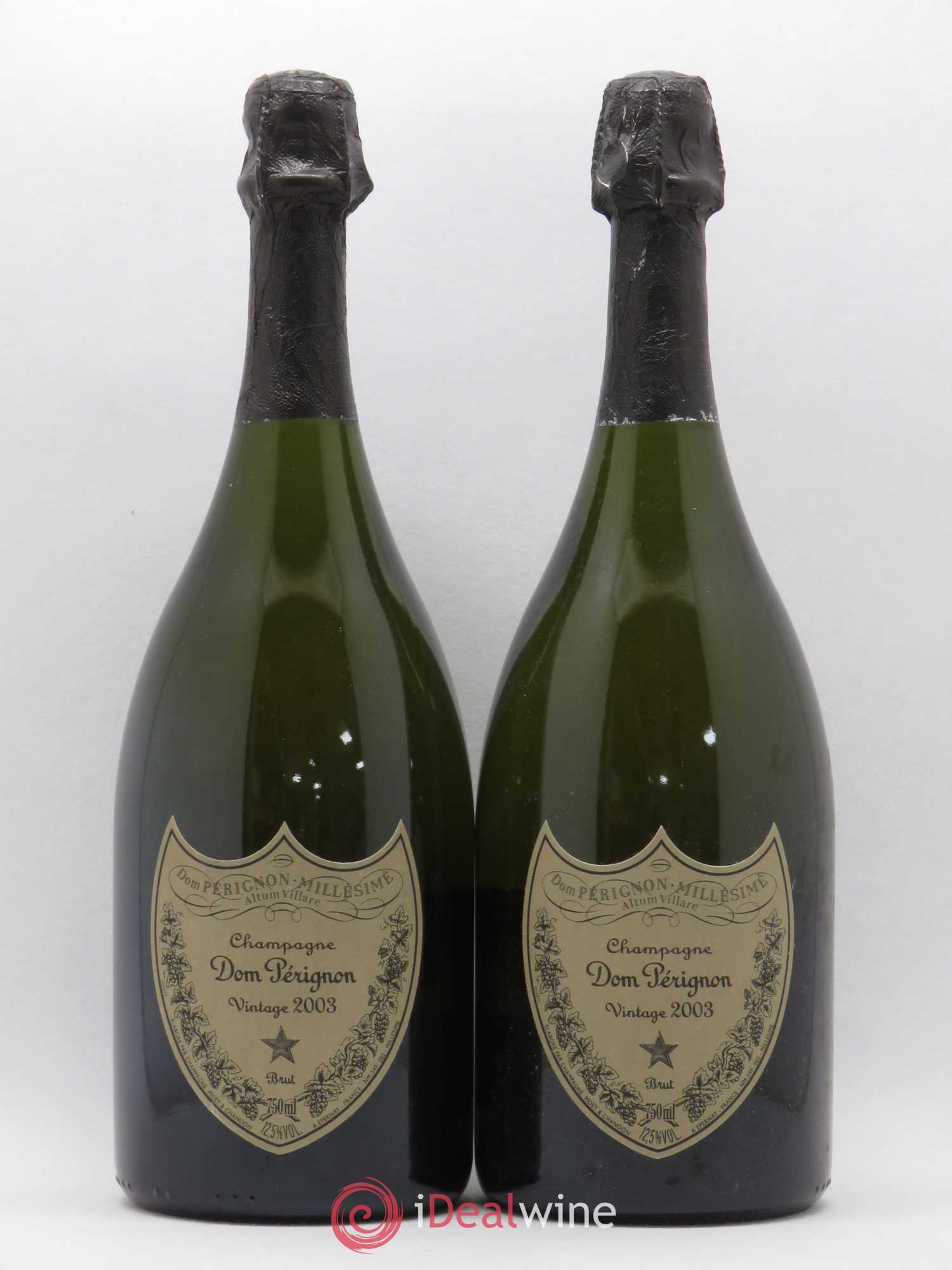 Brut Dom Pérignon 2003 - Lot de 2 bouteilles - 0