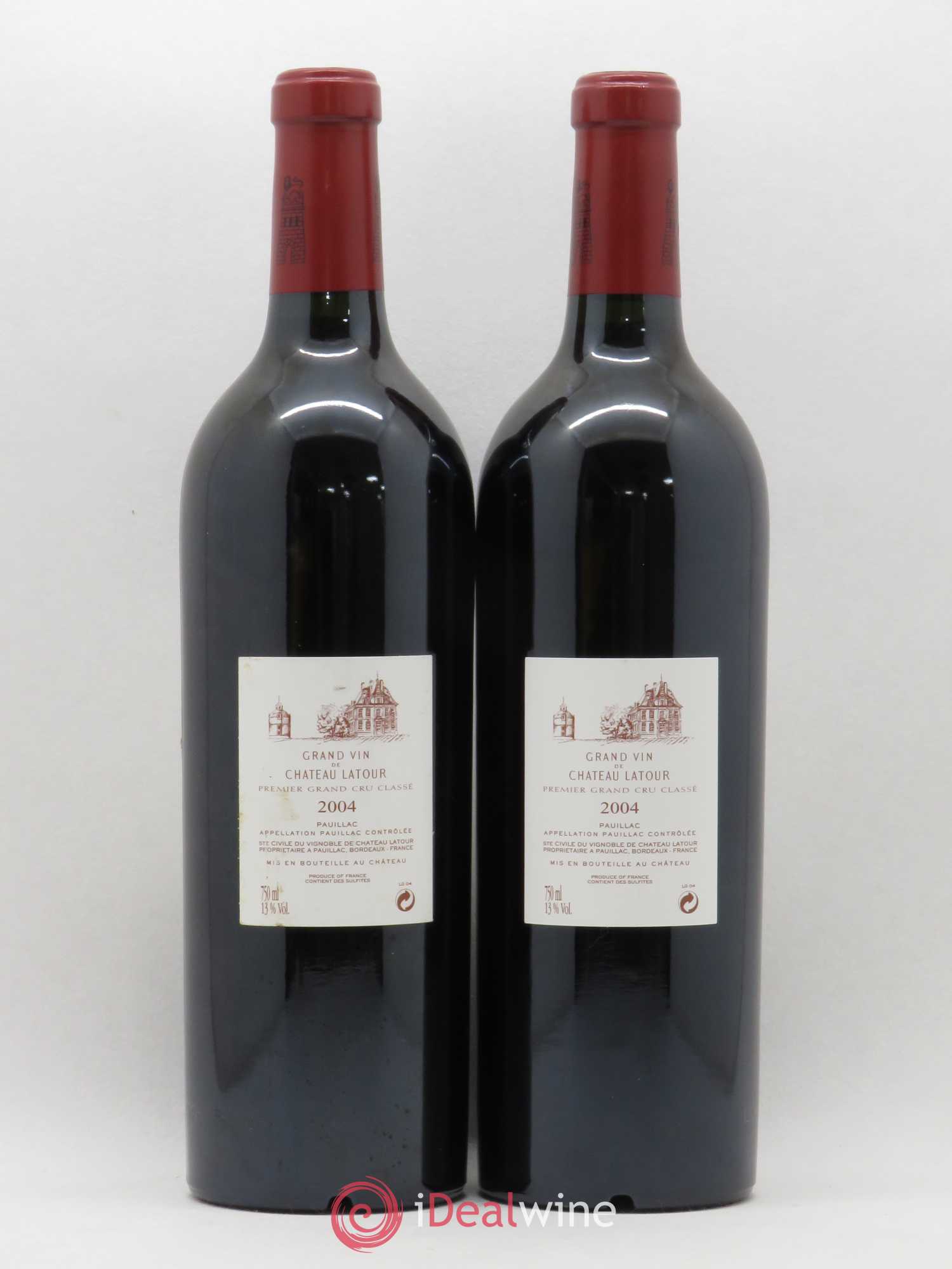 Château Latour 1er Grand Cru Classé 2004 - Lot de 2 bouteilles - 1