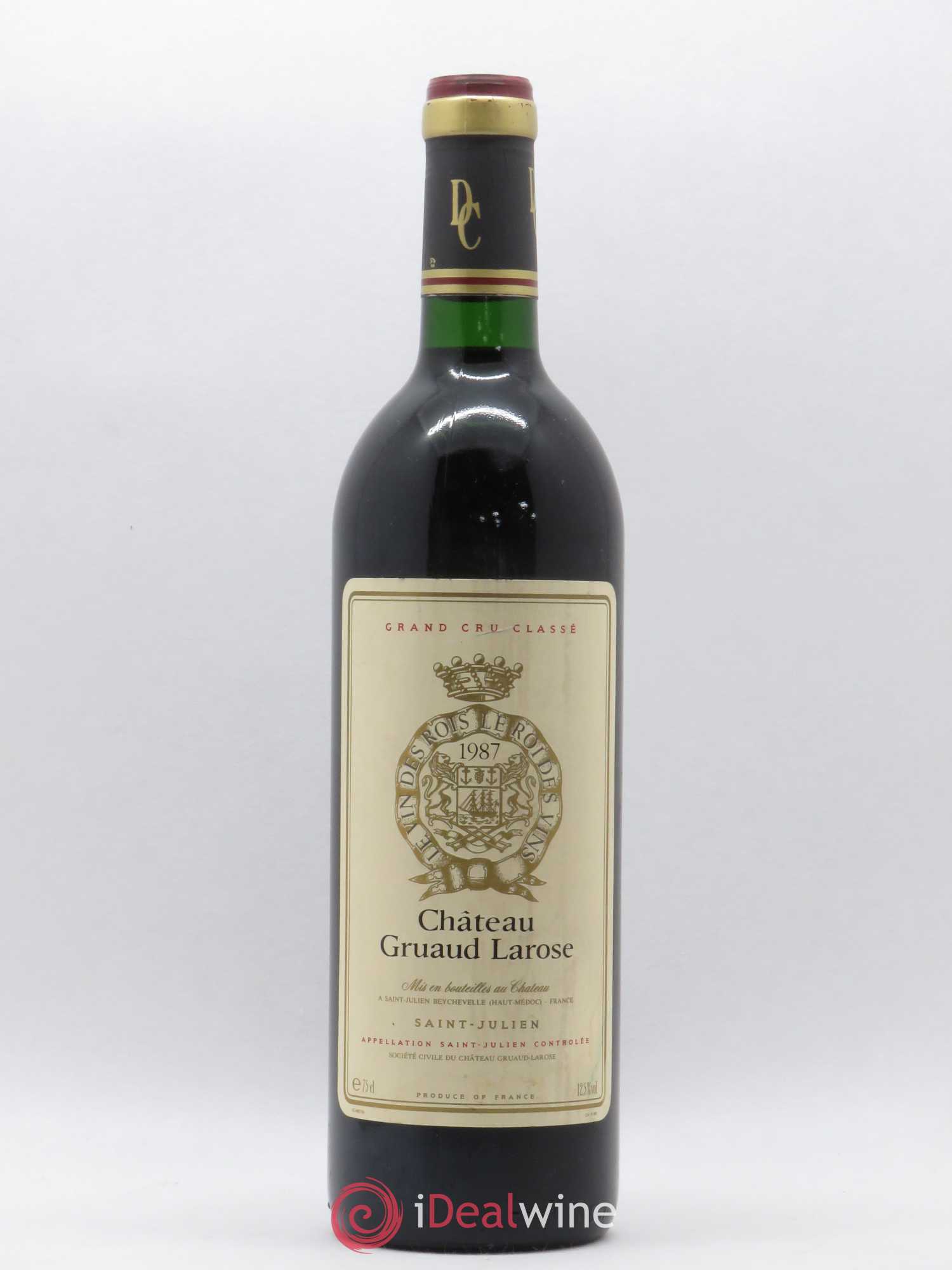 Château Gruaud Larose 2ème Grand Cru Classé 1987 - Lot de 1 bouteille - 0