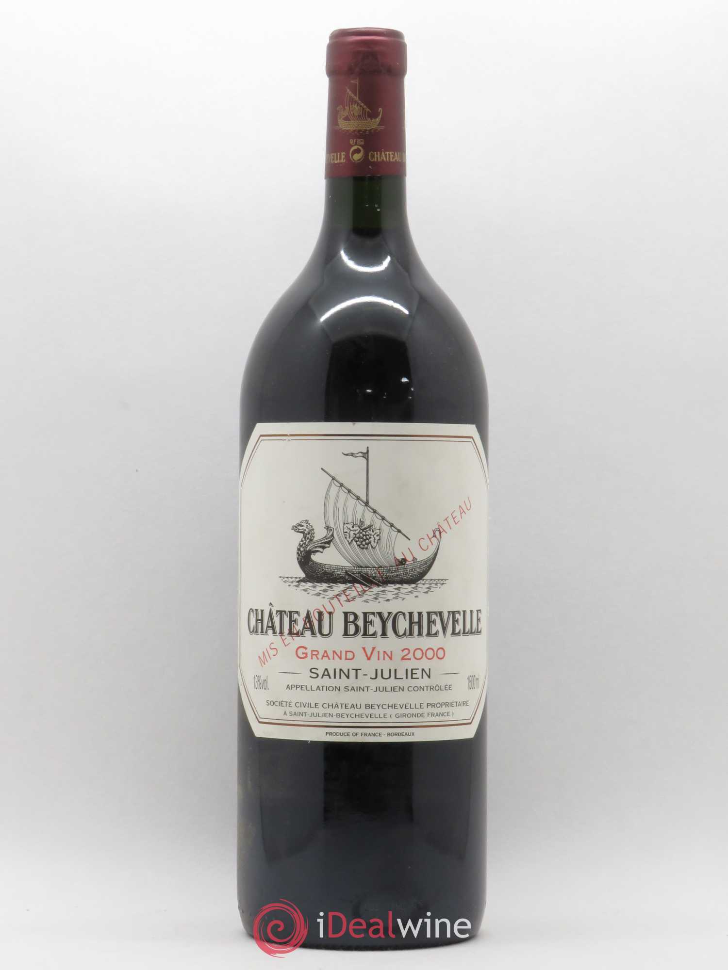 Château Beychevelle 4ème Grand Cru Classé 2000 - Lot de 1 magnum - 0