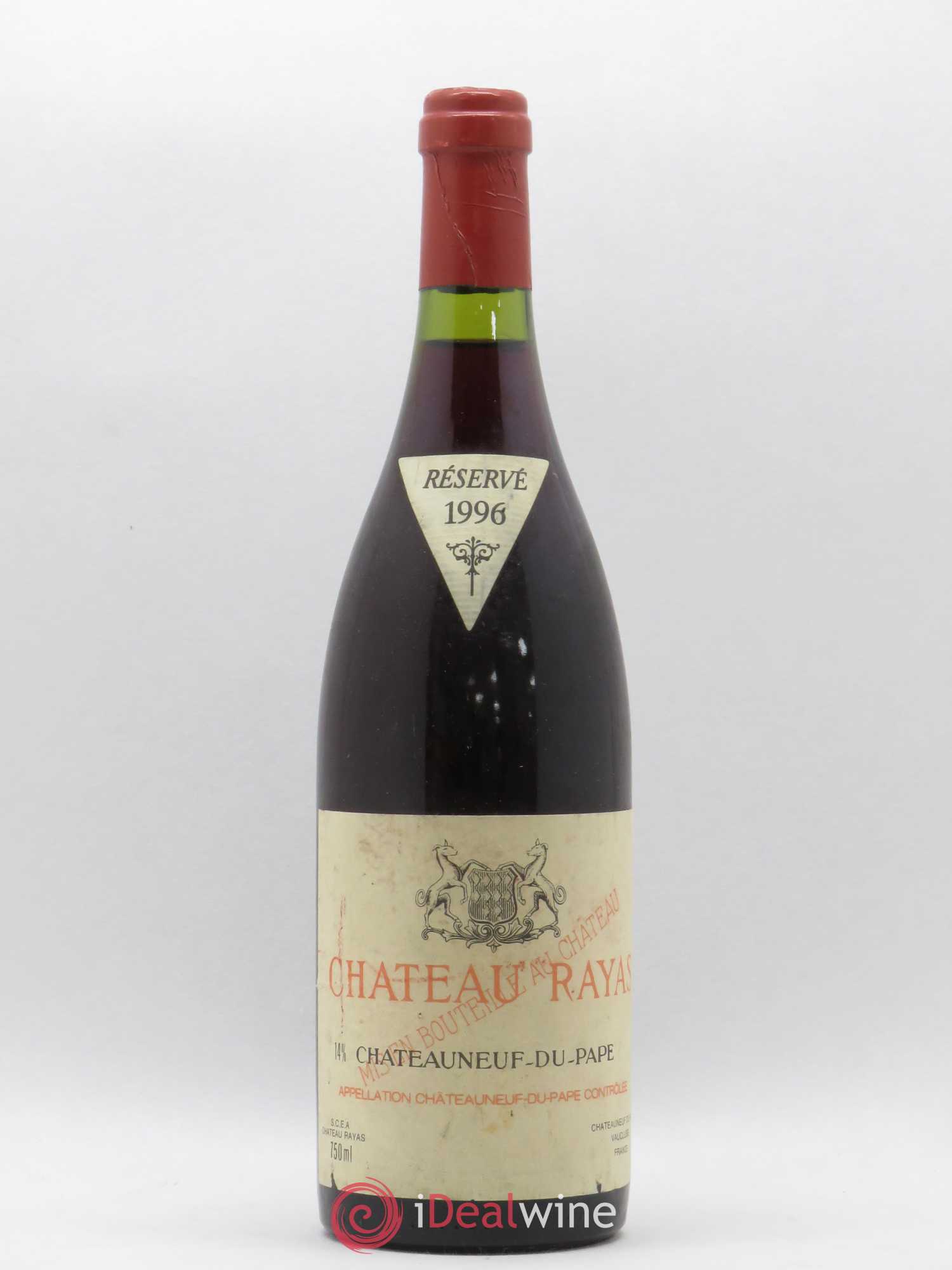 Châteauneuf-du-Pape Château Rayas Emmanuel Reynaud 1996 - Lot de 1 bouteille - 0