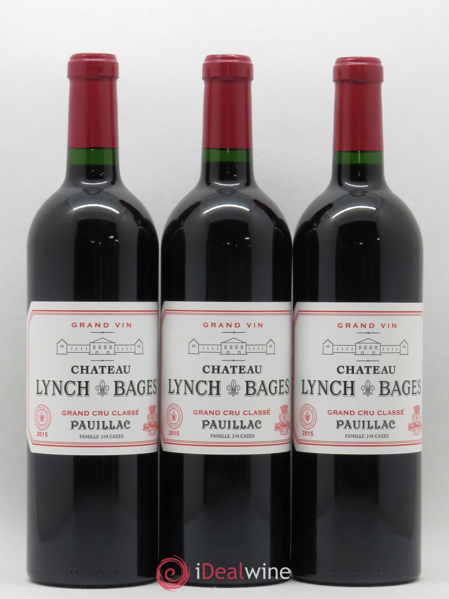 Château Lynch Bages 5ème Grand Cru Classé 2015 - Lot de 6 bouteilles - 1