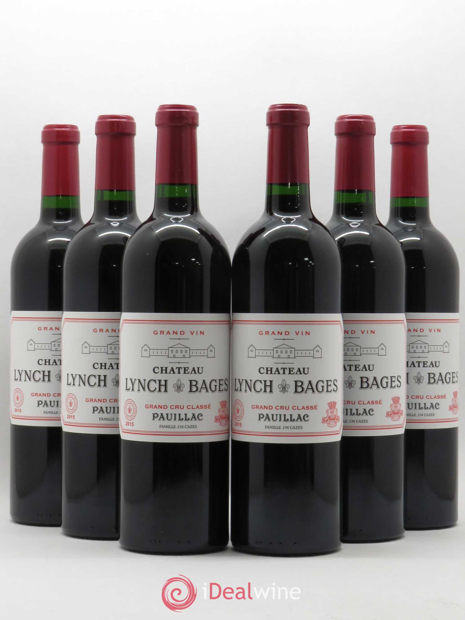 Château Lynch Bages 5ème Grand Cru Classé 2015 - Lot de 6 bouteilles - 0
