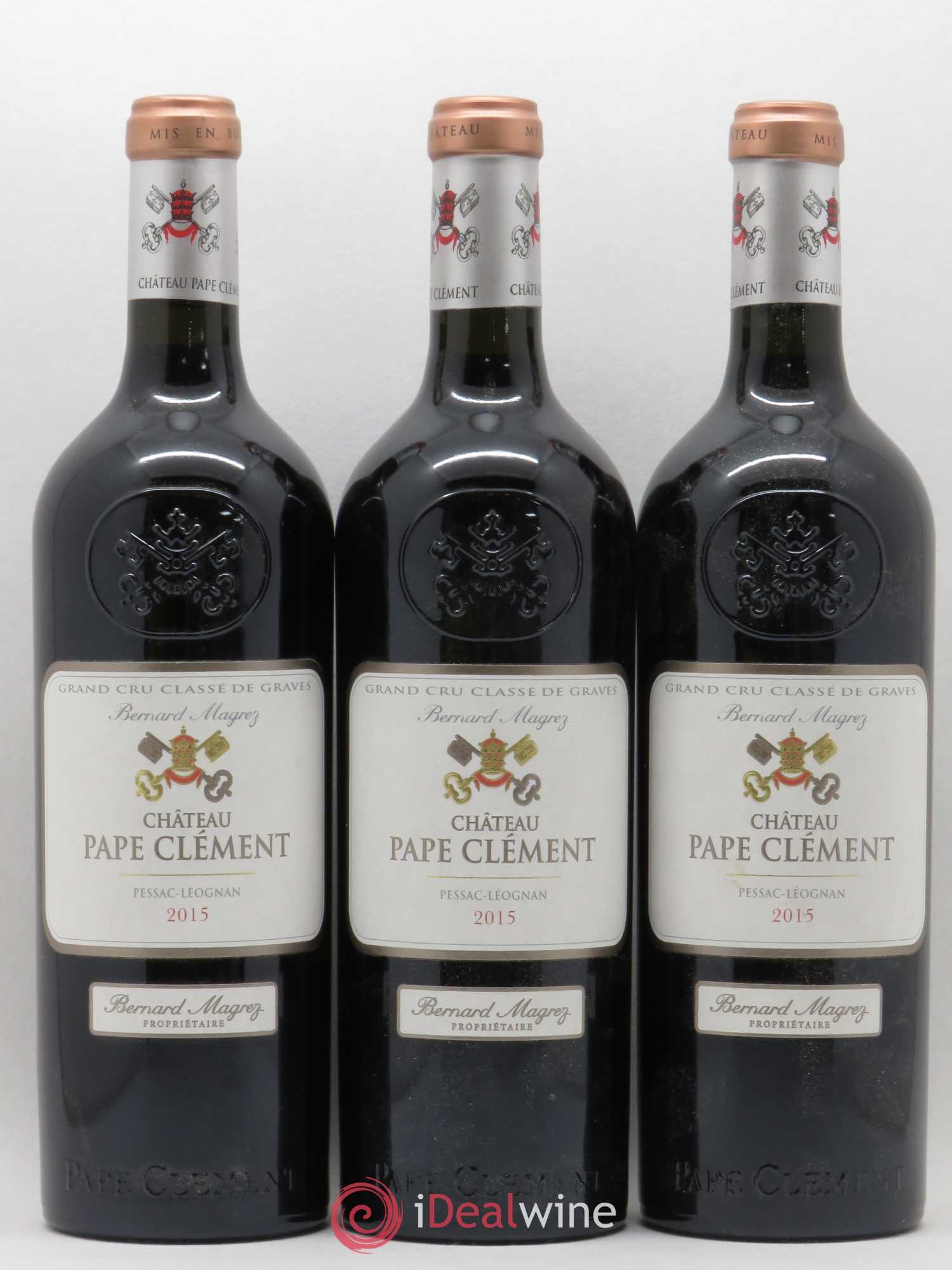 Château Pape Clément Cru Classé de Graves 2015 - Lot de 6 bouteilles - 1