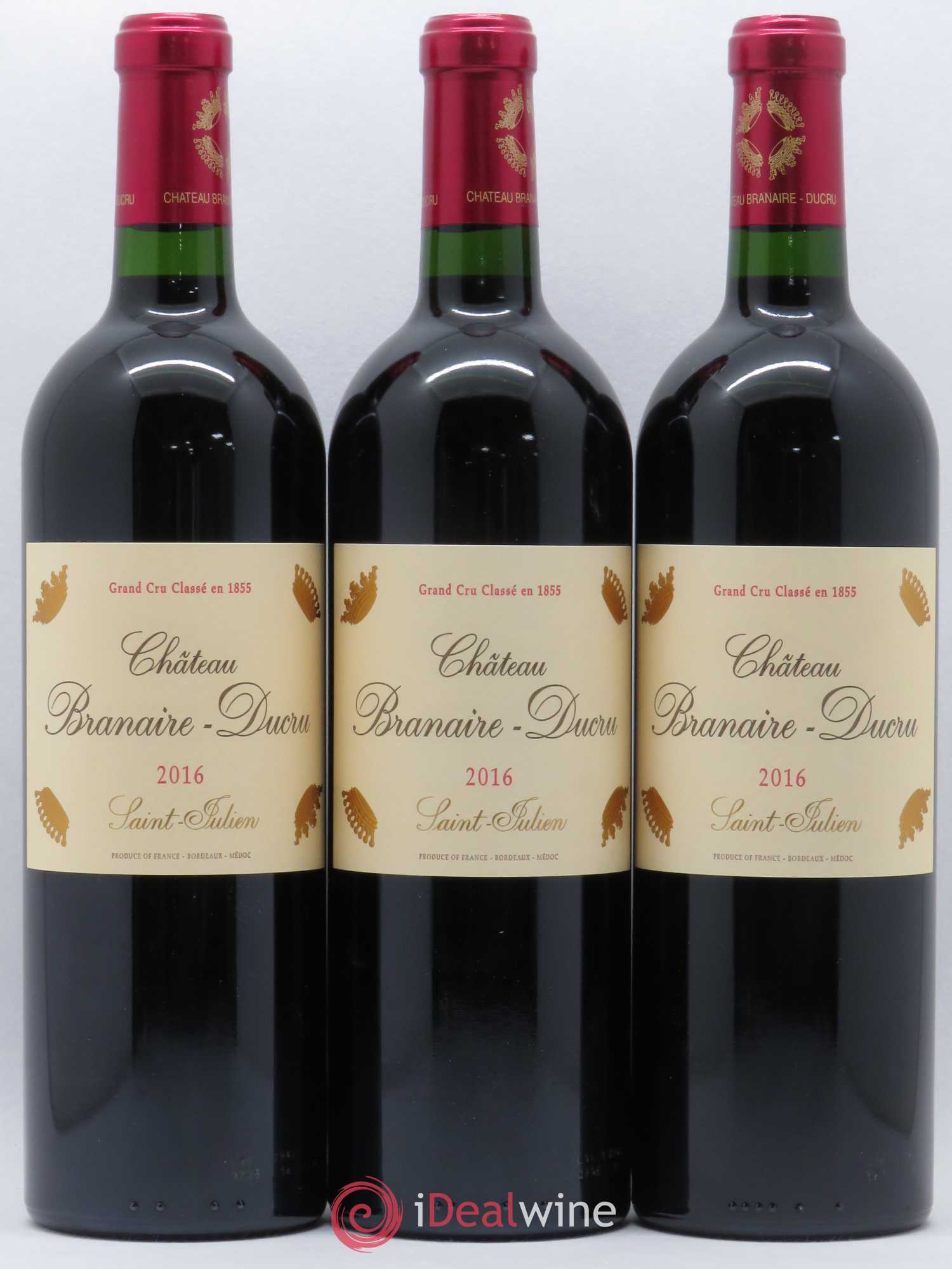 Château Branaire Ducru 4ème Grand Cru Classé 2016 - Lot de 12 bouteilles - 4