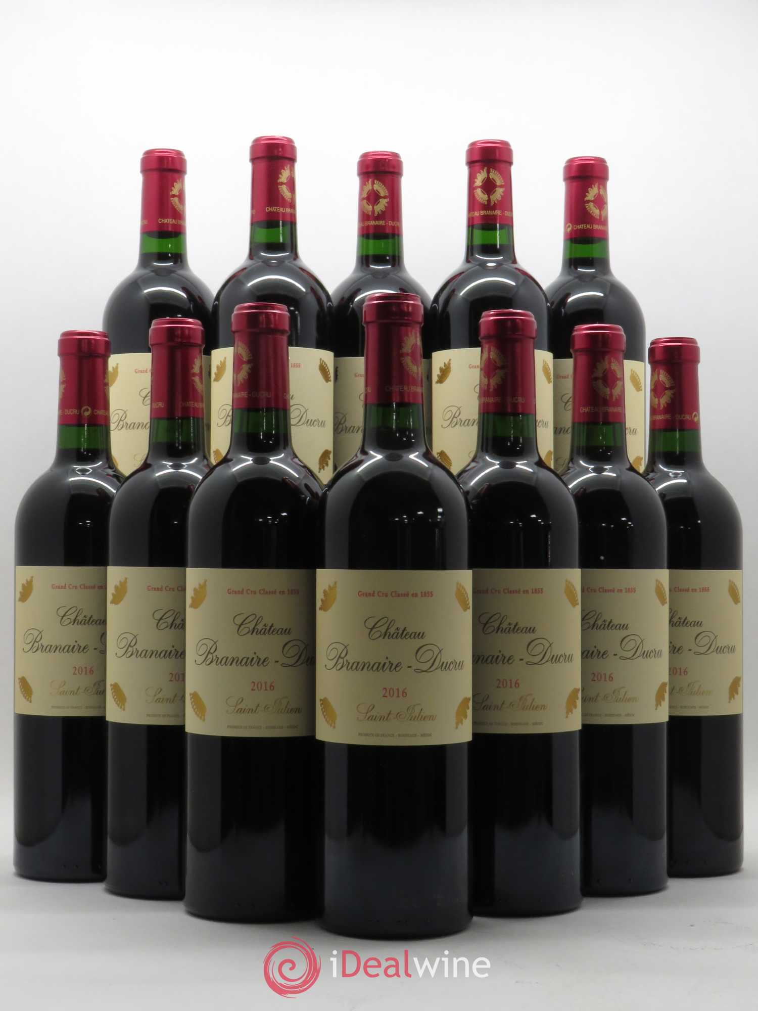 Château Branaire Ducru 4ème Grand Cru Classé 2016 - Lot de 12 bouteilles - 0