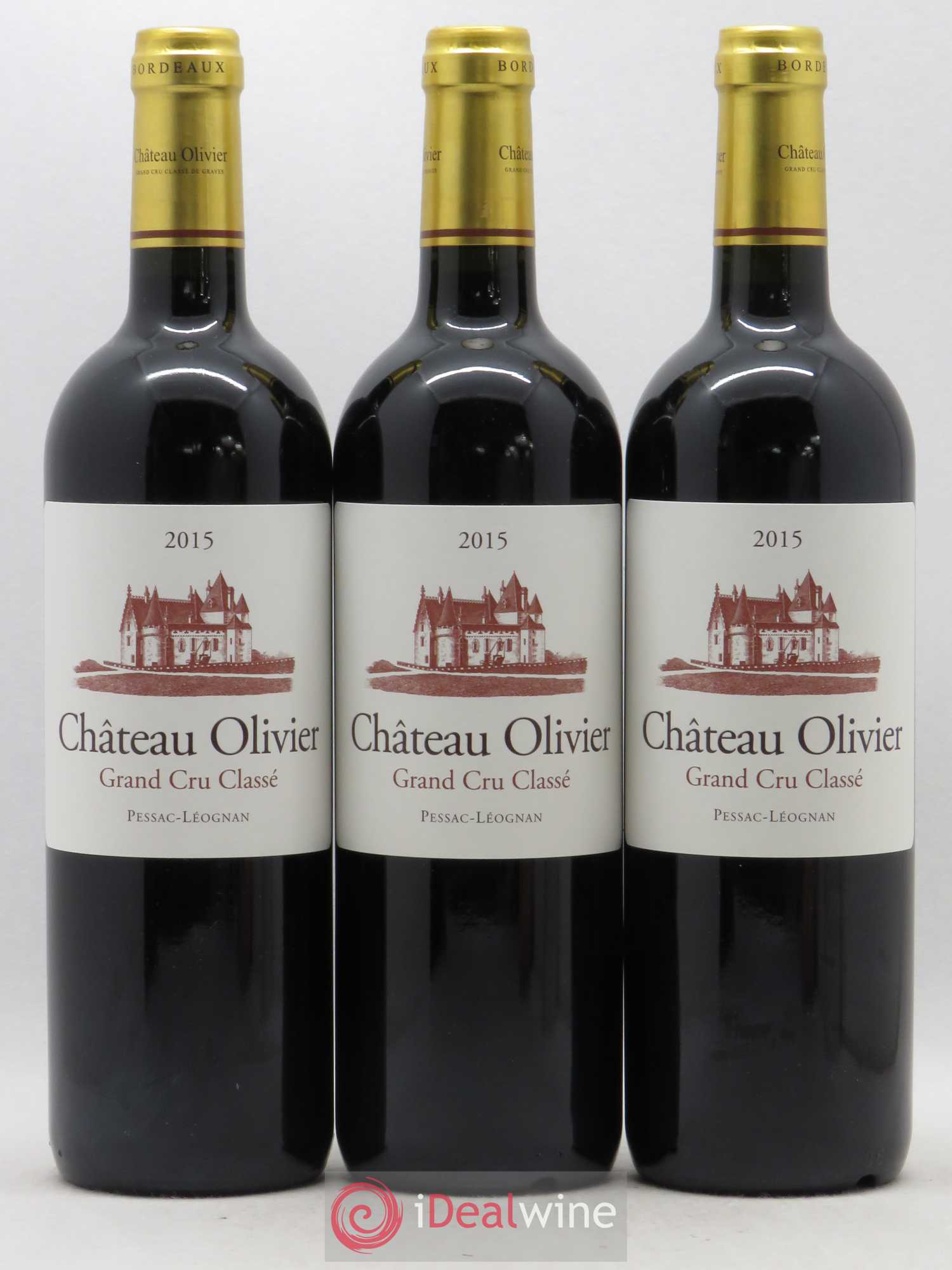 Château Olivier Cru Classé de Graves 2015 - Lot de 12 bouteilles - 1