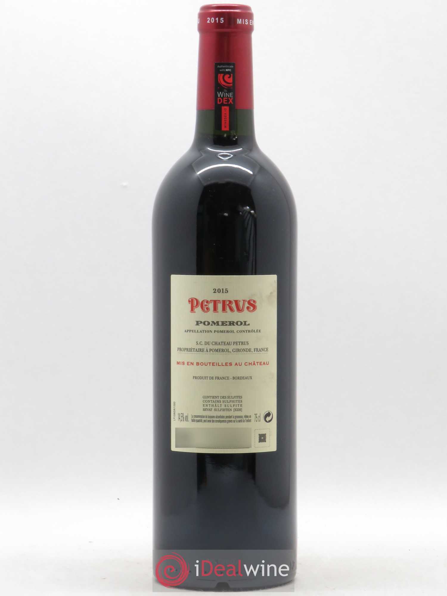 Petrus 2015 - Lot de 1 bouteille - 1