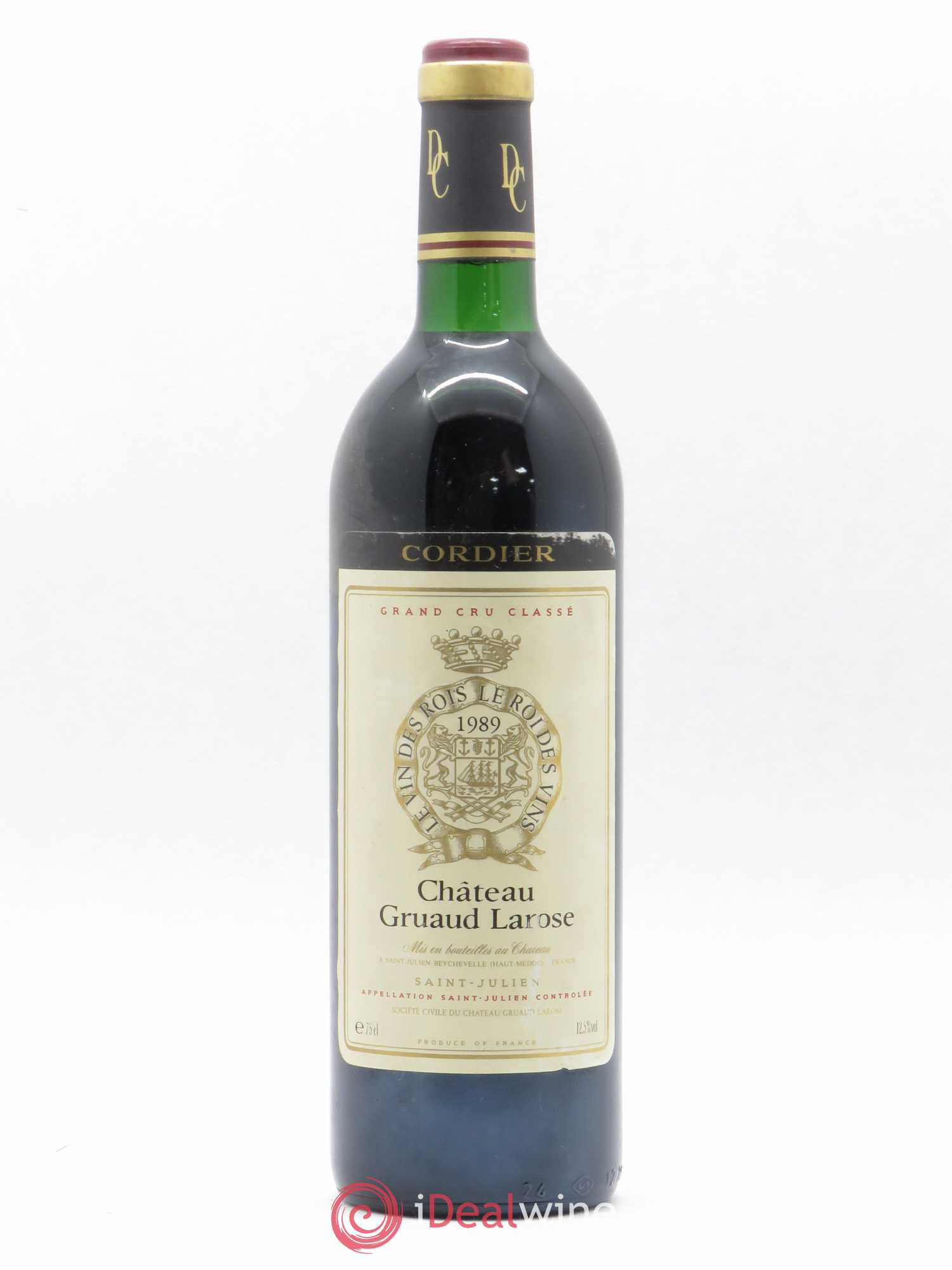 Château Gruaud Larose 2ème Grand Cru Classé 1989 - Lot de 1 bouteille - 0