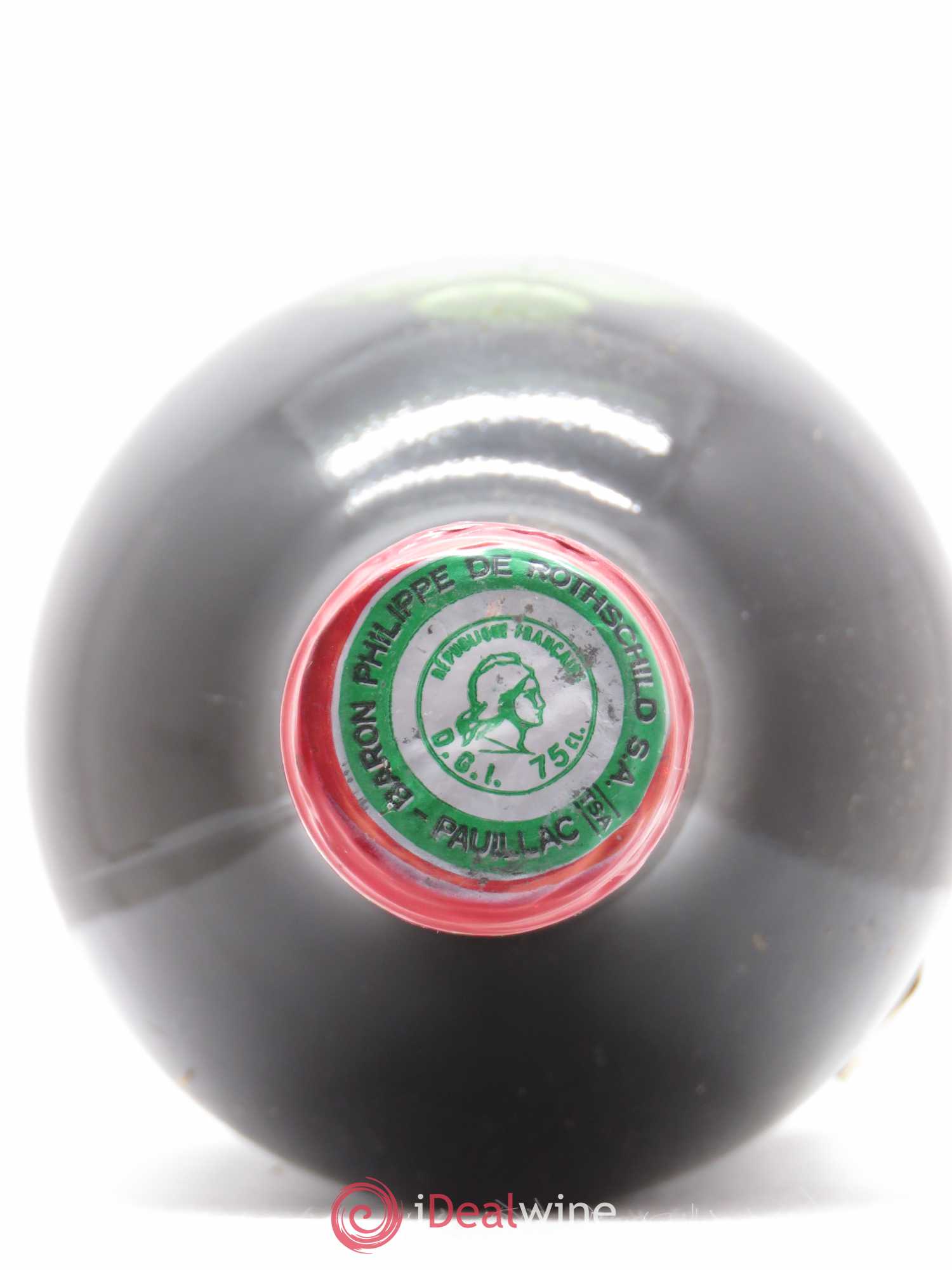 Château Mouton Rothschild 1er Grand Cru Classé 1977 - Lot de 1 bouteille - 1