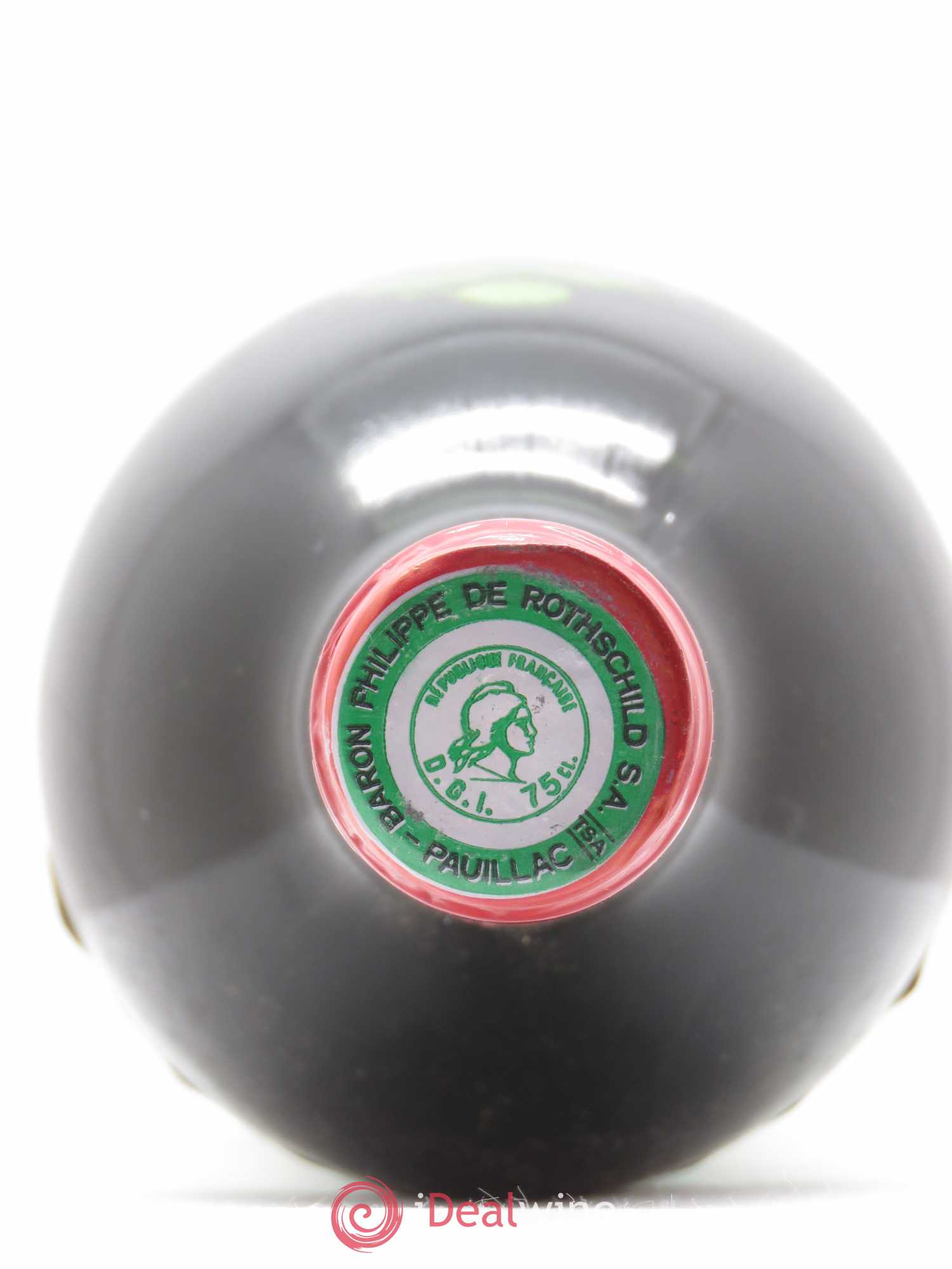 Château Mouton Rothschild 1er Grand Cru Classé 1977 - Lot de 1 bouteille - 1