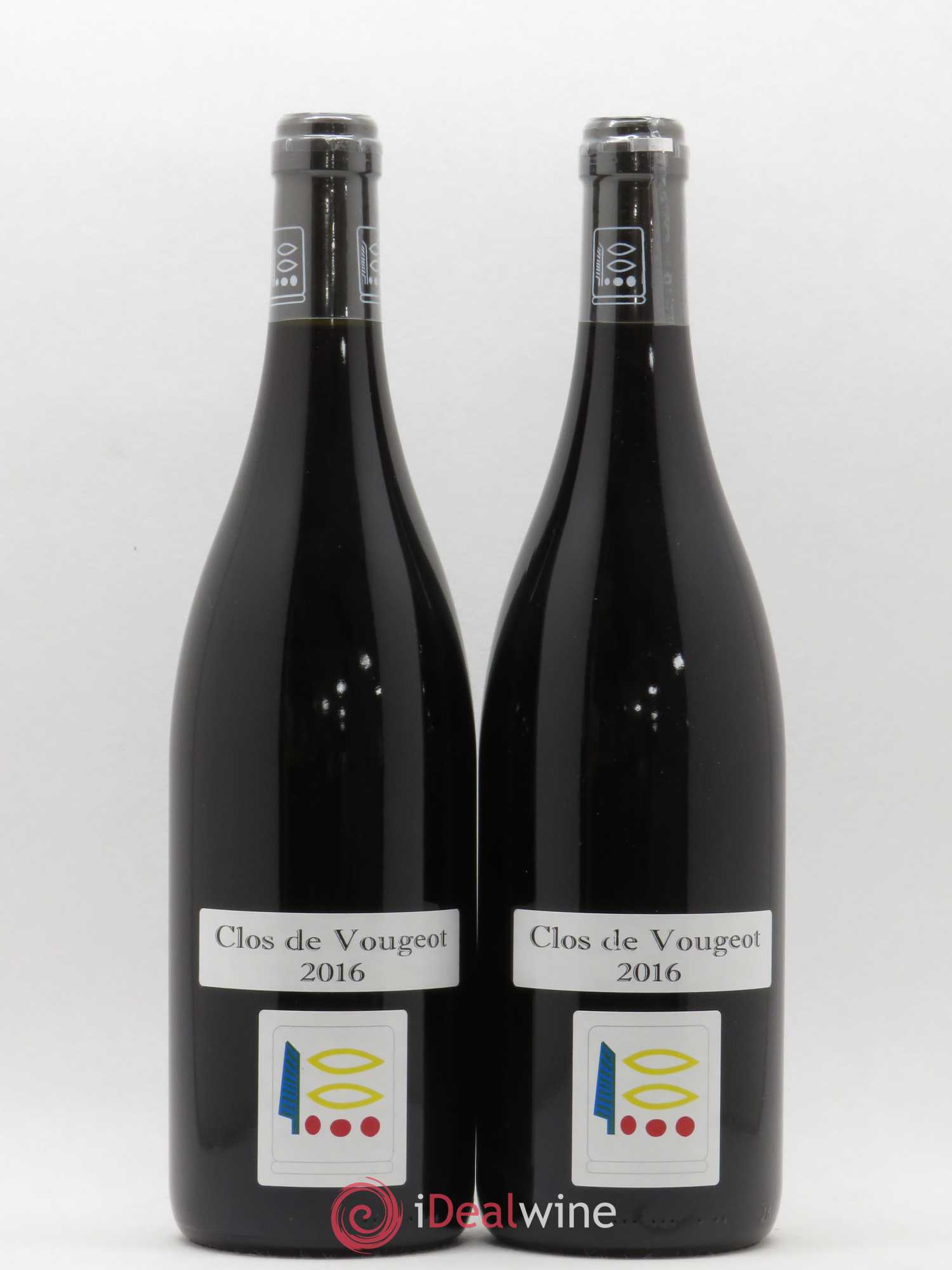 Clos de Vougeot Grand Cru Prieuré Roch 2016 - Lot de 2 bouteilles - 0