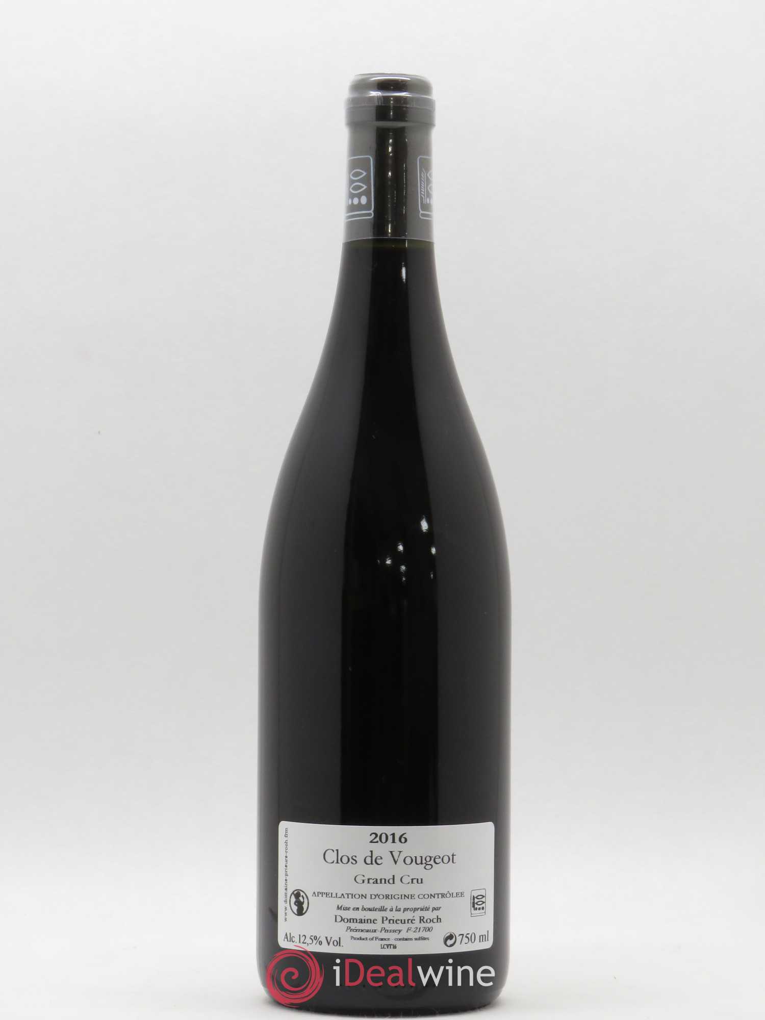 Clos de Vougeot Grand Cru Prieuré Roch 2016 - Lot of 1 bottle - 1