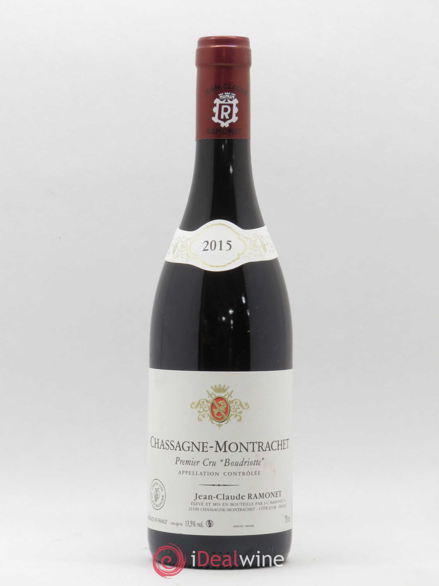 Chassagne-Montrachet 1er Cru Boudriotte Ramonet (Domaine) 2015 - Lot de 1 bouteille - 0