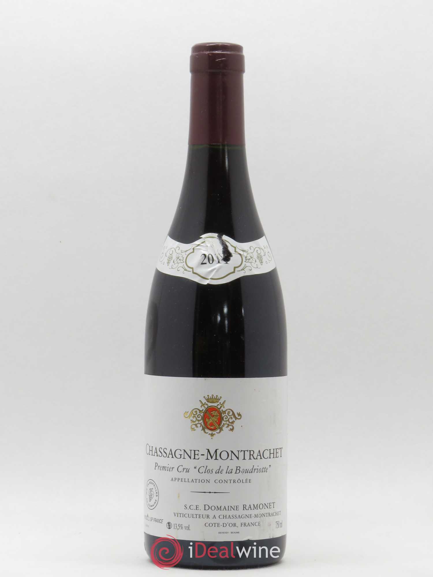 Chassagne-Montrachet 1er Cru Clos de la Boudriotte Ramonet (Domaine) 2011 - Lot de 1 bouteille - 0