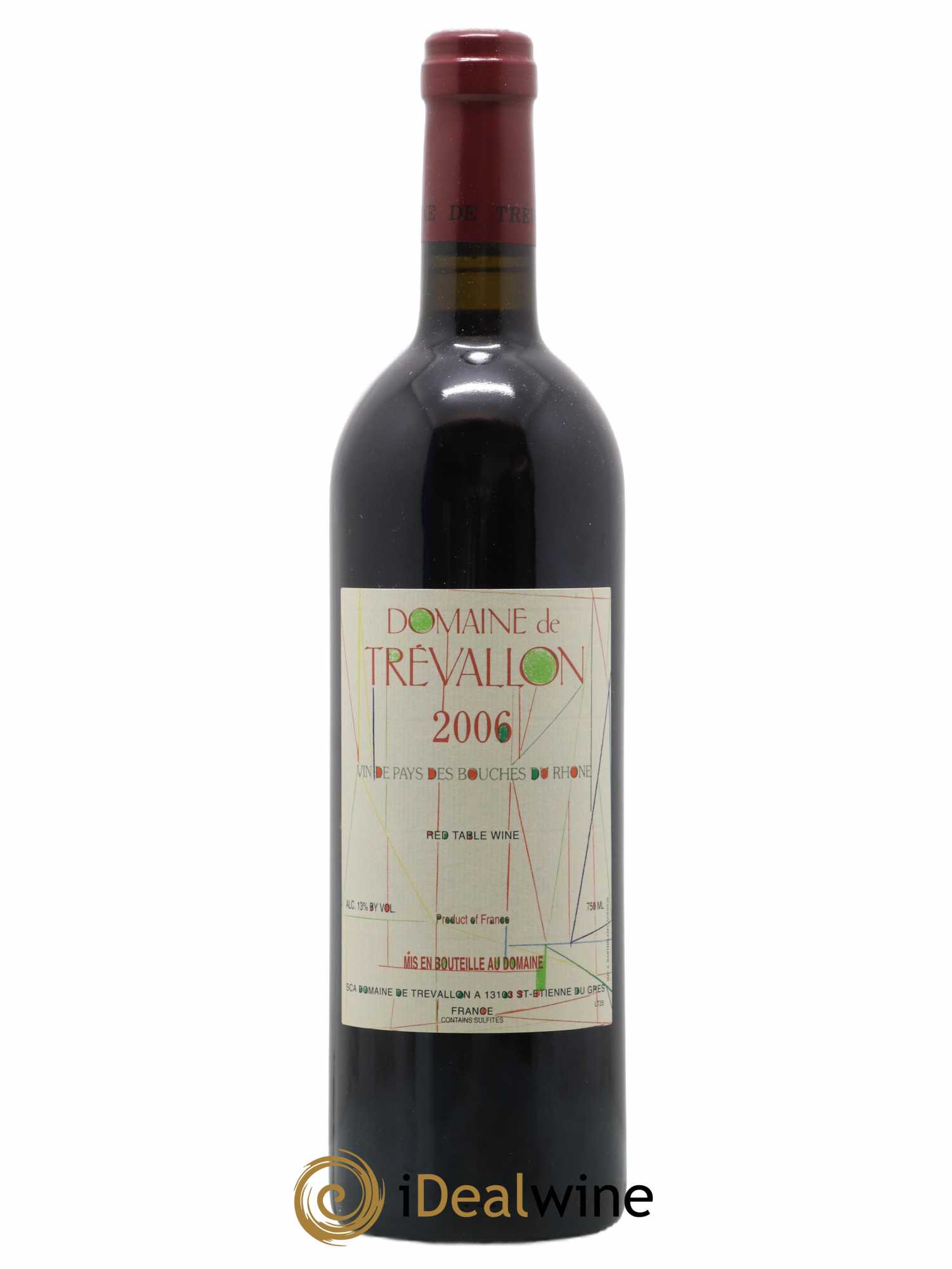 VDP Bouches du Rhône Trévallon (Domaine de) Eloi Dürrbach 2006 - Lot de 1 bouteille - 0