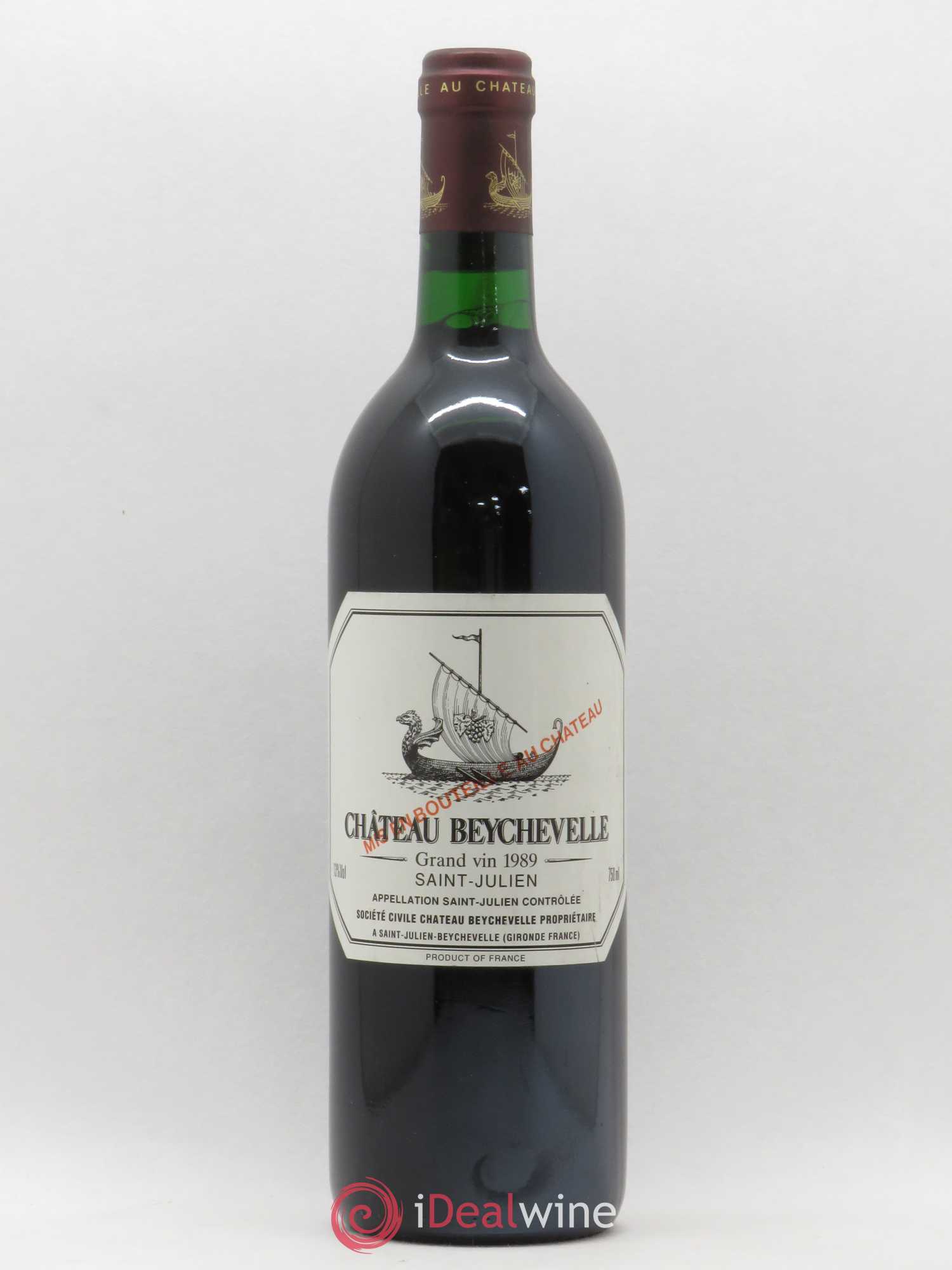 Château Beychevelle 4ème Grand Cru Classé 1989 - Lot de 1 bouteille - 0