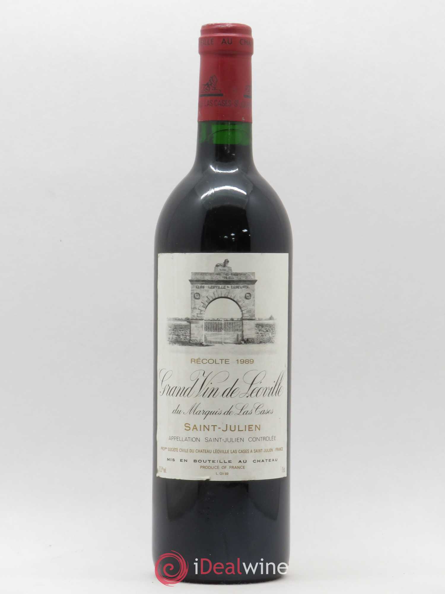 Château Léoville Las Cases 2ème Grand Cru Classé 1989 - Lot de 1 bouteille - 0