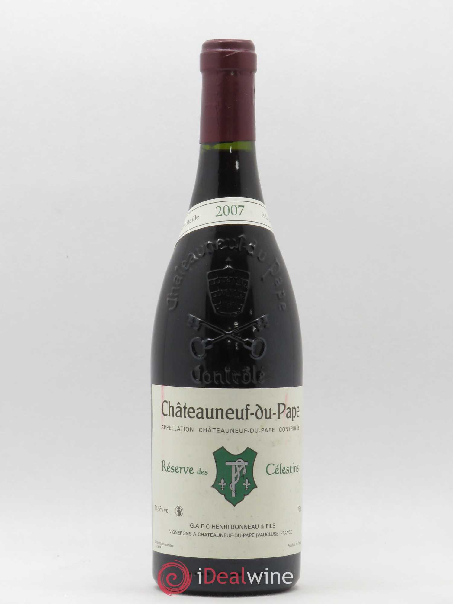 Châteauneuf-du-Pape Réserve des Célestins Henri Bonneau & Fils 2007 - Lot de 1 bouteille - 0
