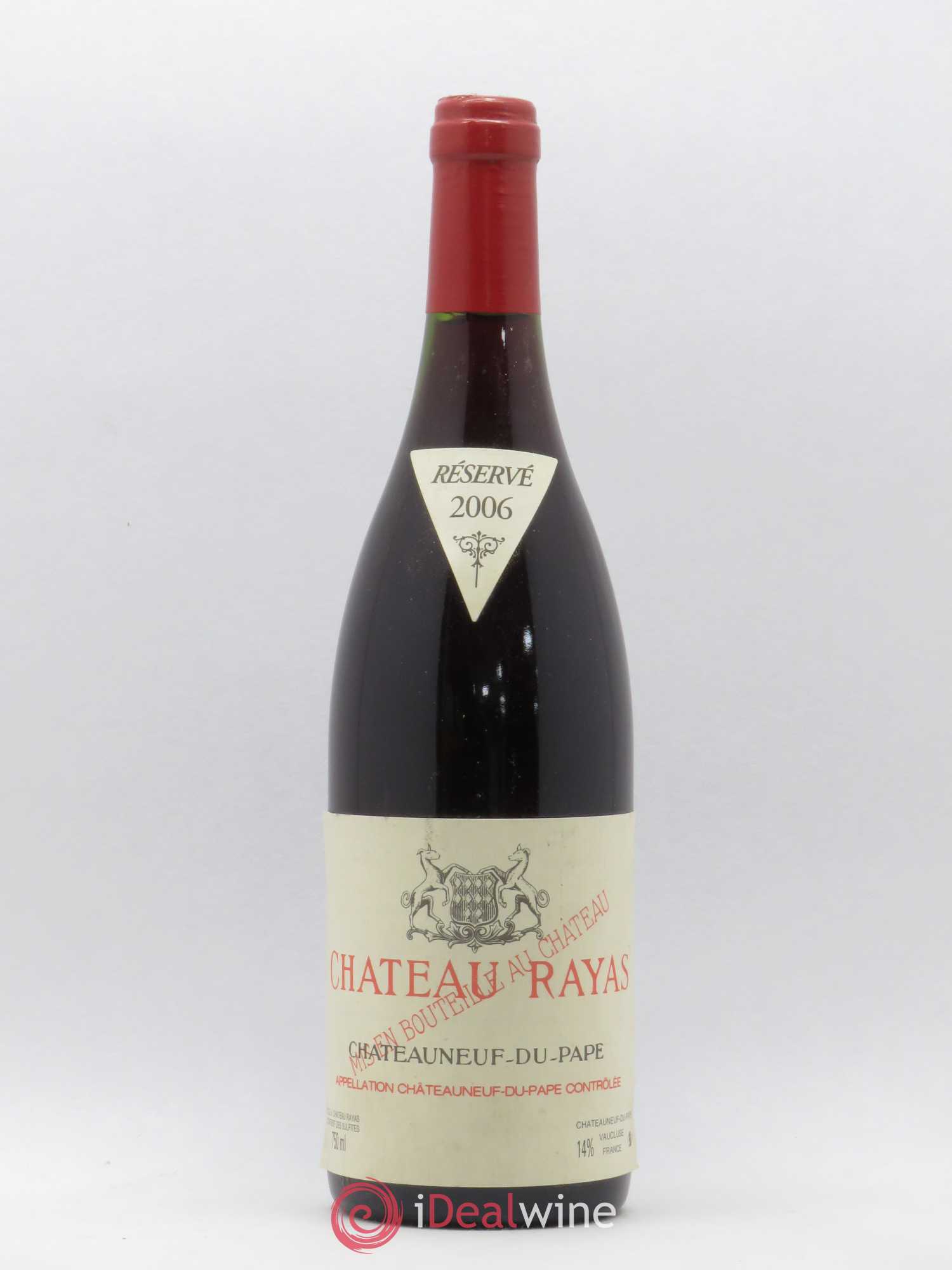 Châteauneuf-du-Pape Château Rayas Emmanuel Reynaud 2006 - Lot de 1 bouteille - 0