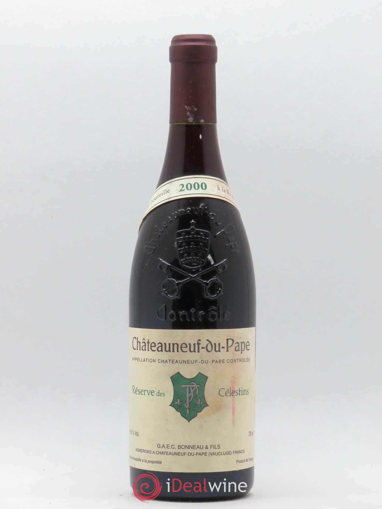 Châteauneuf-du-Pape Réserve des Célestins Henri Bonneau & Fils 2000 - Lot de 1 bouteille - 0