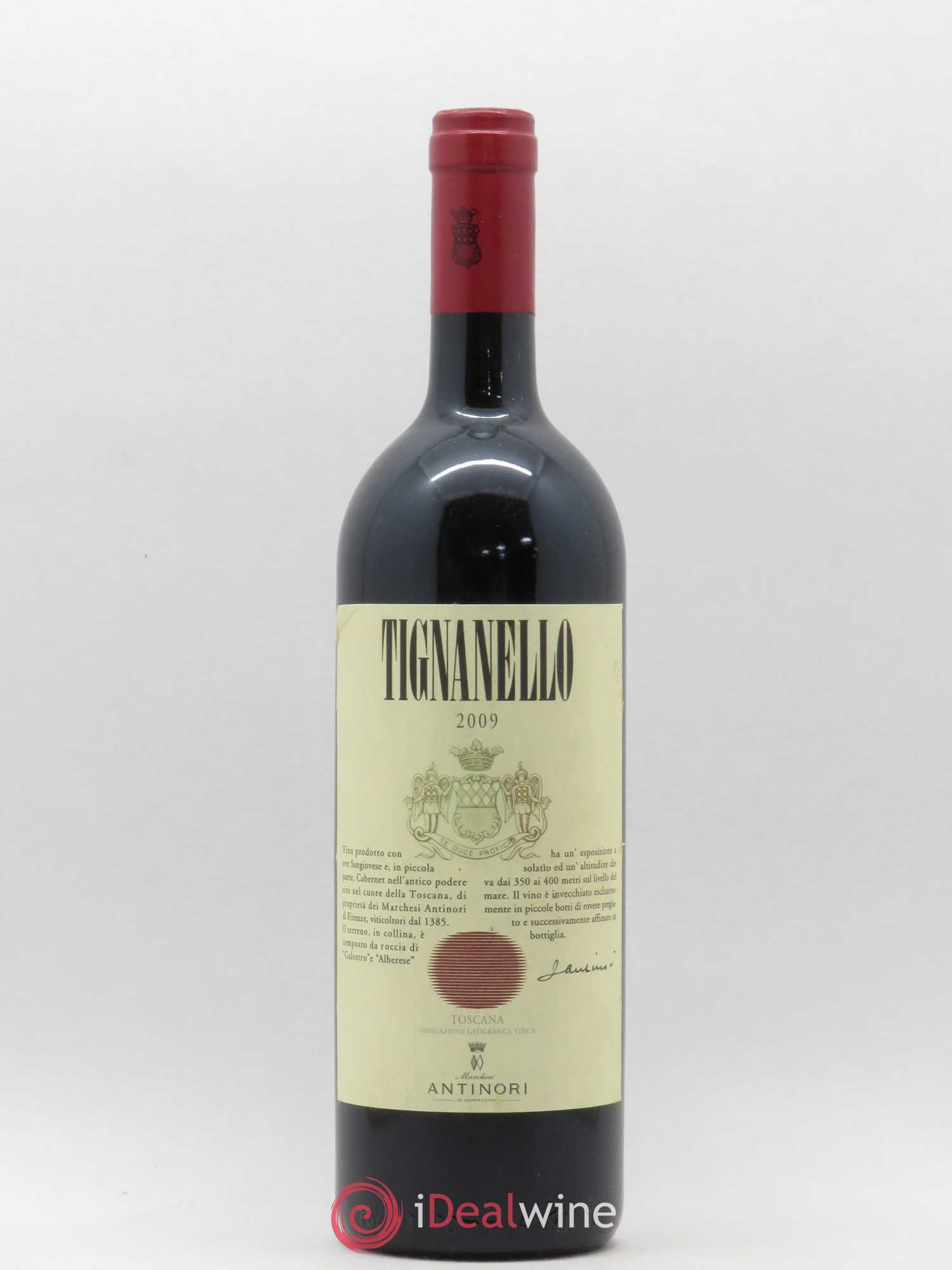 Toscana IGT Tignanello Tenuta Tignanello - Marchesi Antinori 2009 - Lotto di 1 bottiglia - 0
