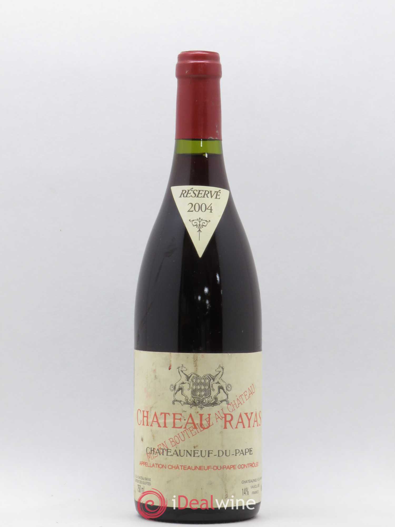 Châteauneuf-du-Pape Château Rayas Emmanuel Reynaud 2004 - Lot de 1 bouteille - 0