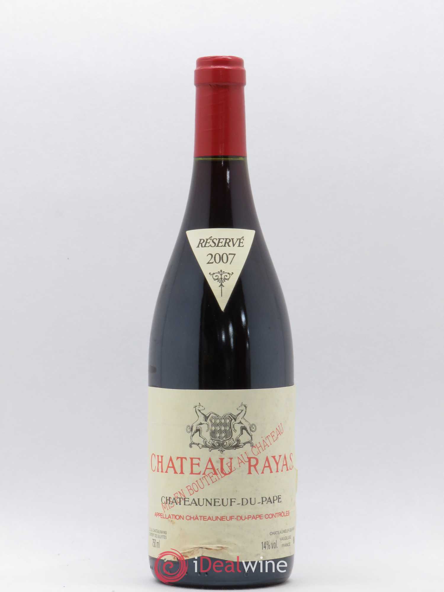 Châteauneuf-du-Pape Château Rayas Emmanuel Reynaud 2007 - Lot de 1 bouteille - 0