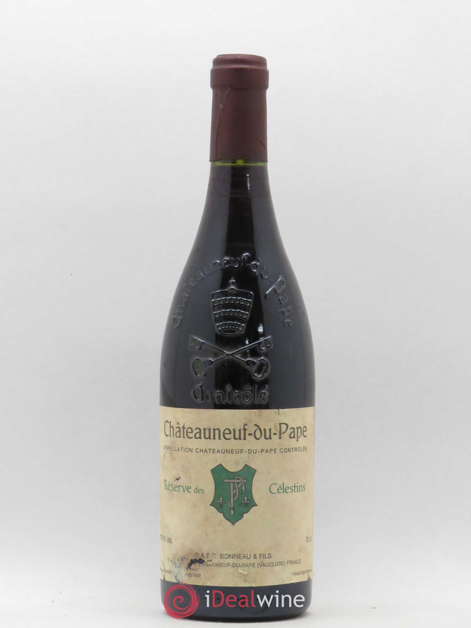 Châteauneuf-du-Pape Réserve des Célestins Henri Bonneau & Fils 1998 - Lot de 1 bouteille - 0