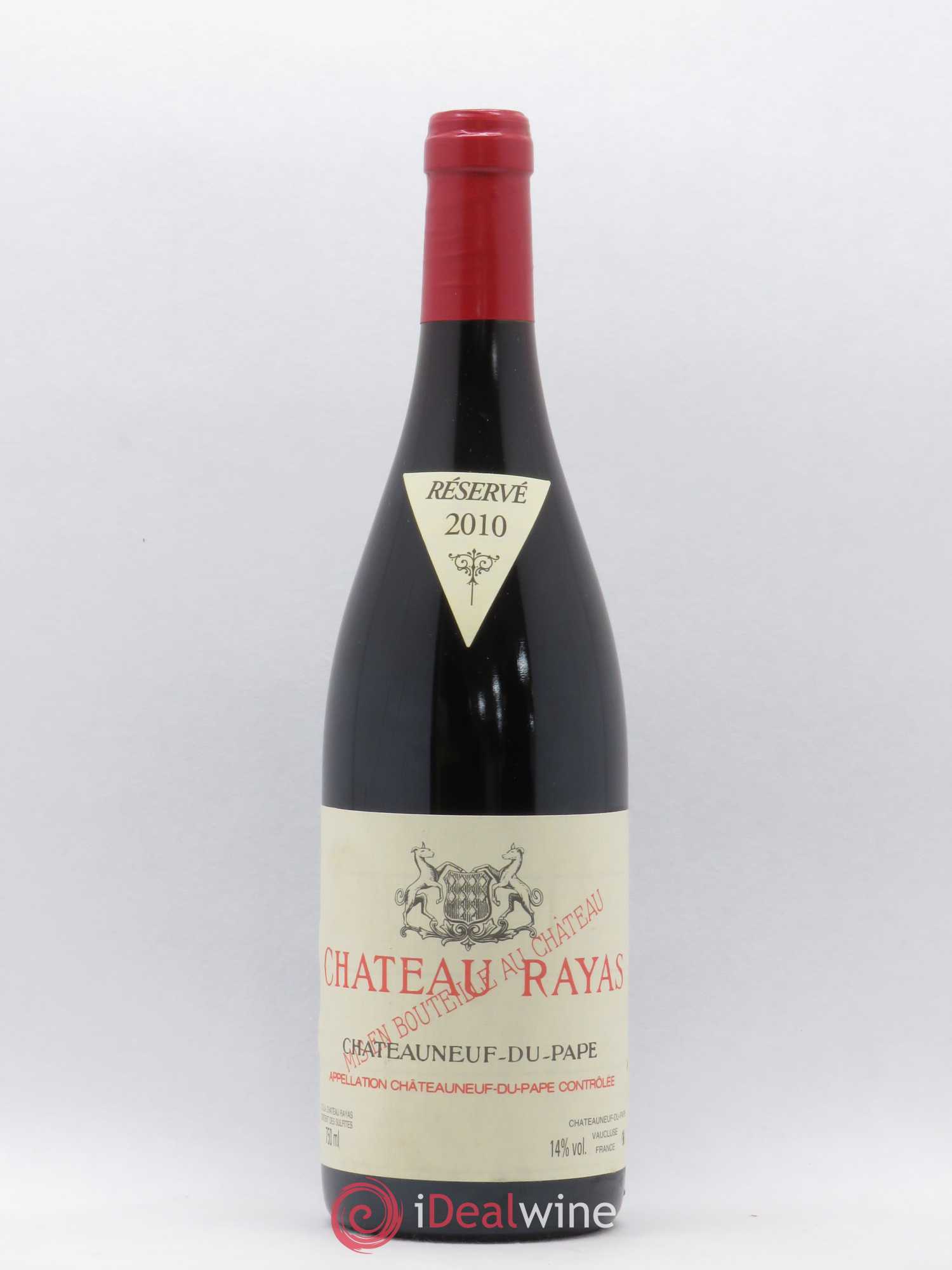 Châteauneuf-du-Pape Château Rayas Emmanuel Reynaud 2010 - Lot de 1 bouteille - 0