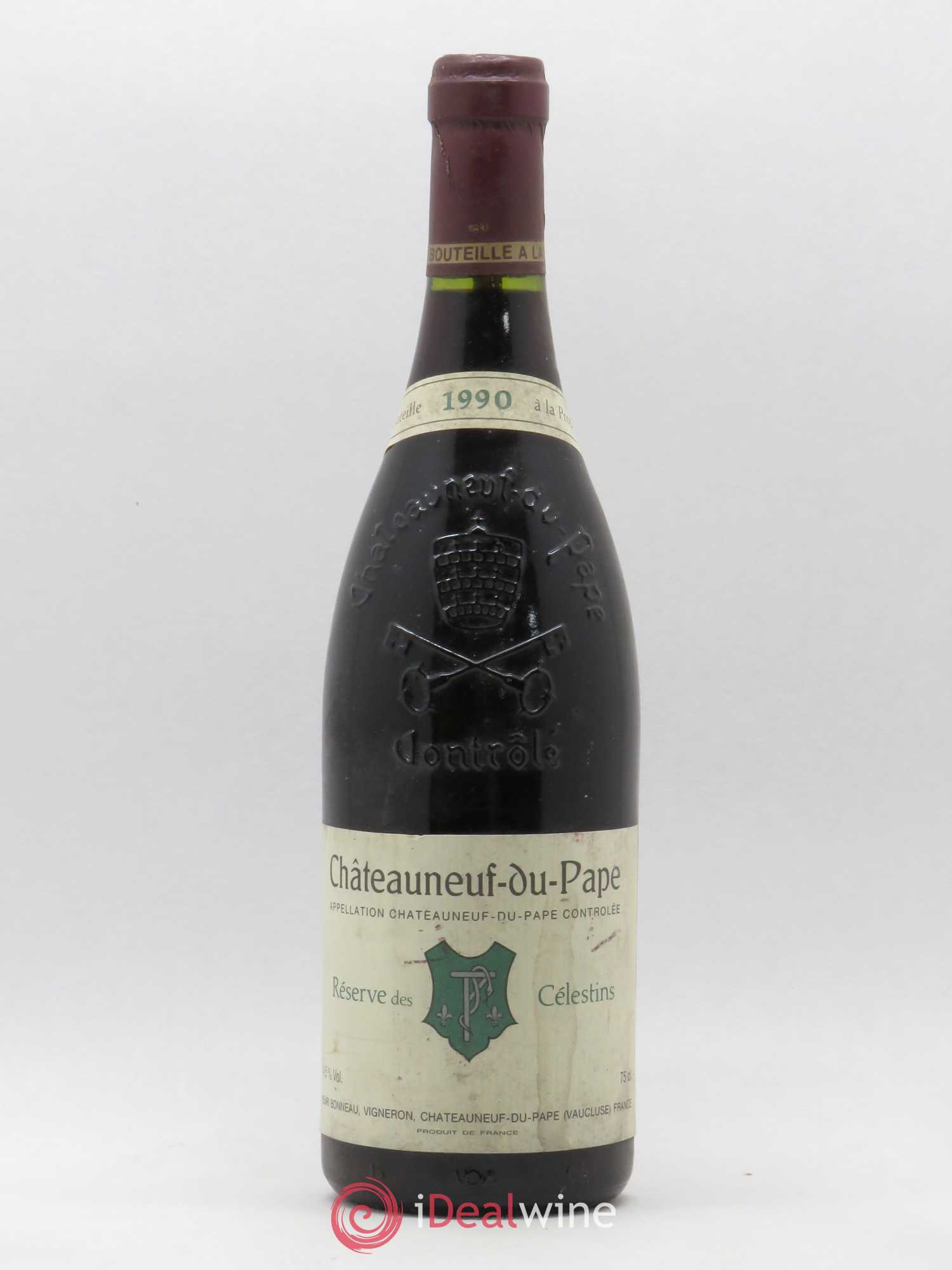 Châteauneuf-du-Pape Réserve des Célestins Henri Bonneau & Fils 1990 - Lot de 1 bouteille - 0