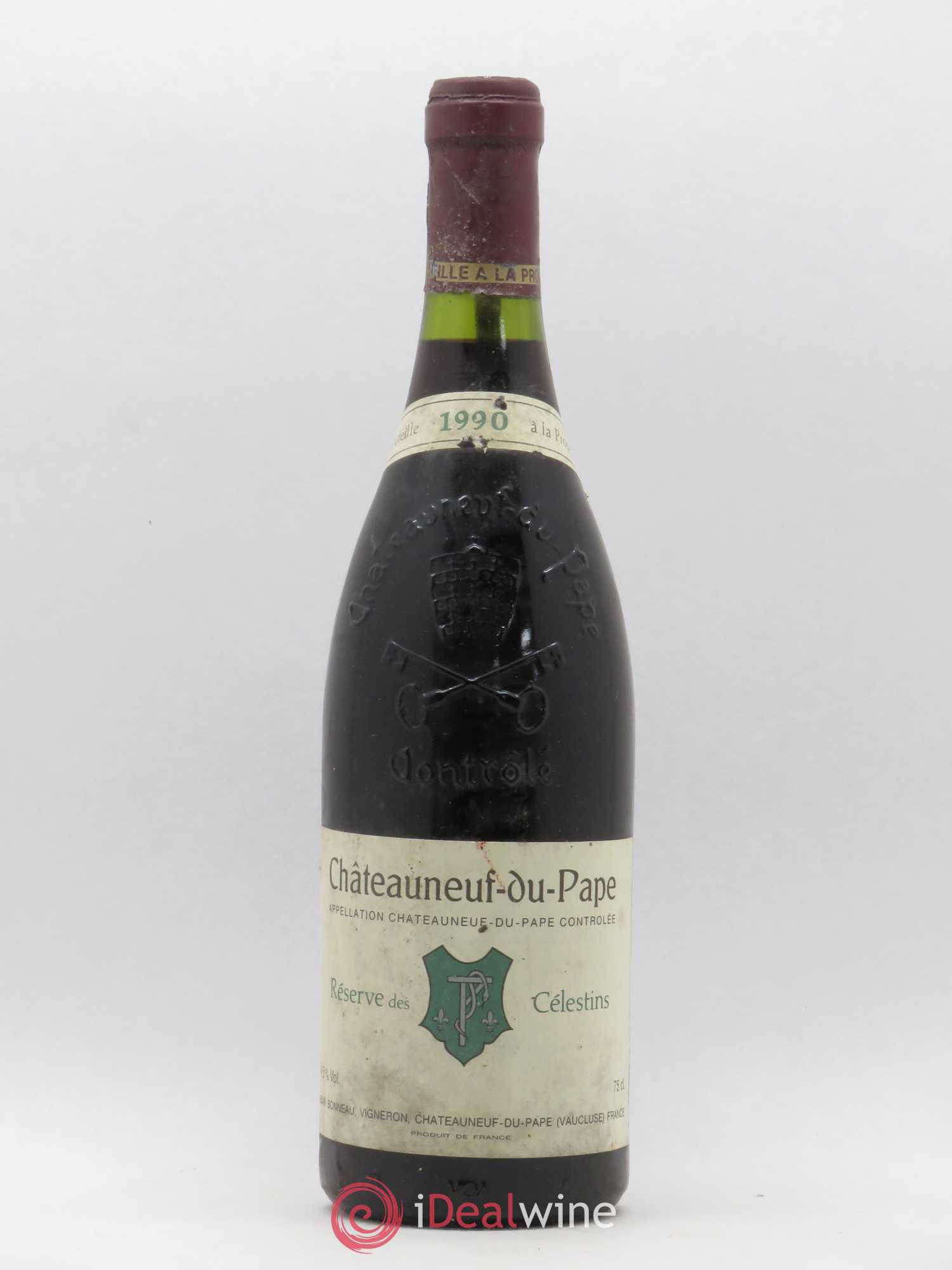 Châteauneuf-du-Pape Réserve des Célestins Henri Bonneau & Fils 1990 - Lot de 1 bouteille - 0