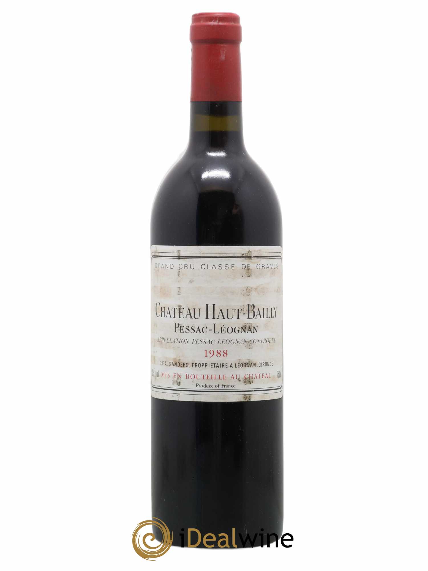 Château Haut-Bailly Cru Classé de Graves 1988 - Lot de 1 bouteille - 0