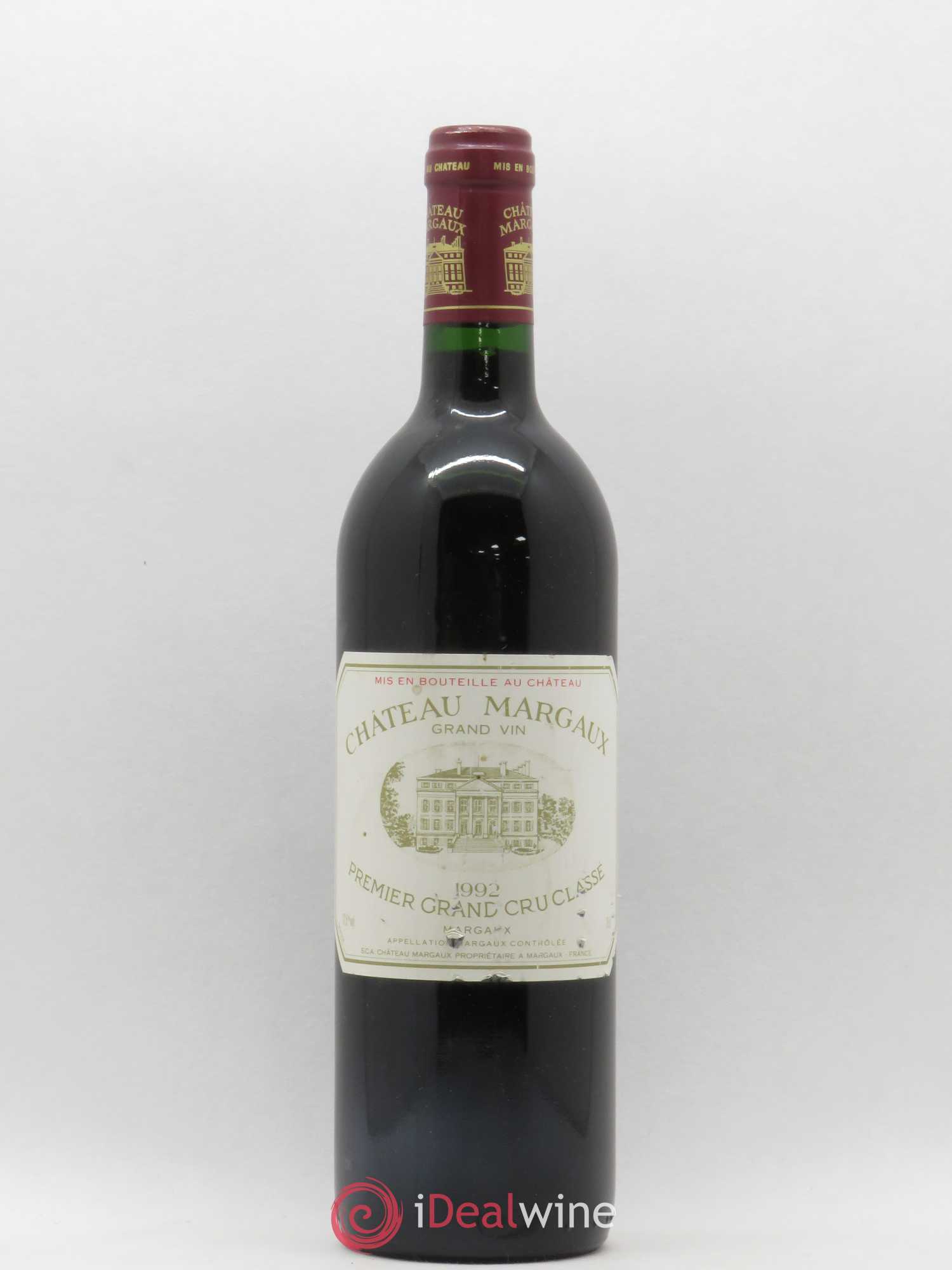 Château Margaux 1er Grand Cru Classé 1992 - Lot de 1 bouteille - 0