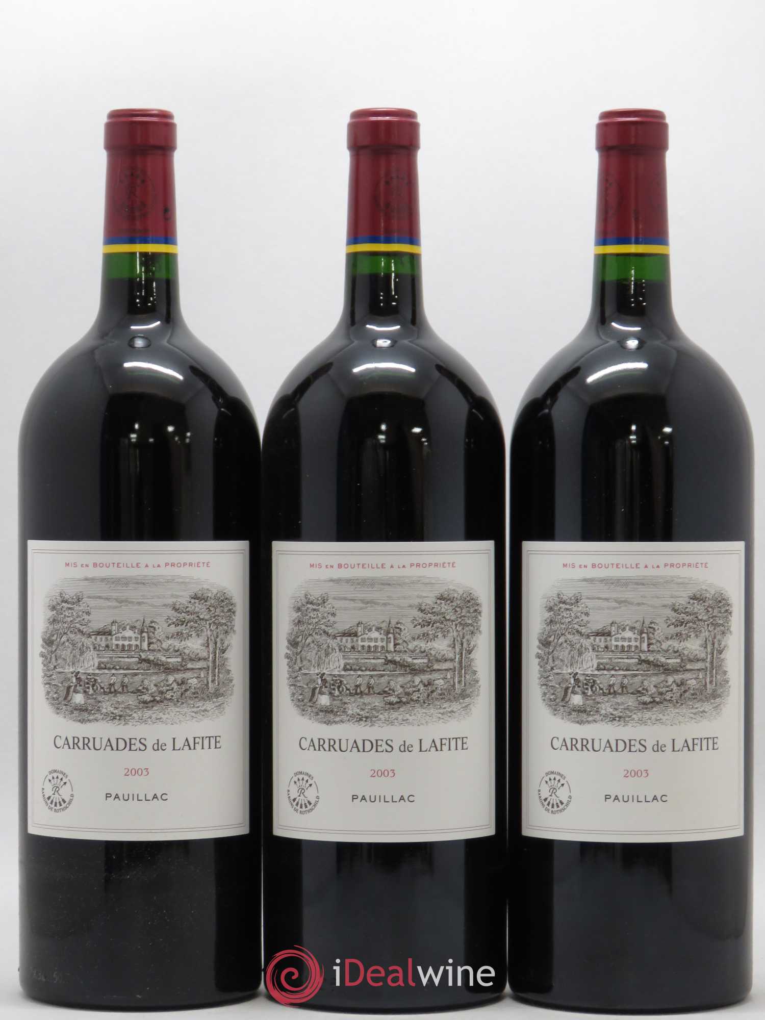 Carruades de Lafite Rothschild Second Vin 2003 - Lot de 6 magnums - 3