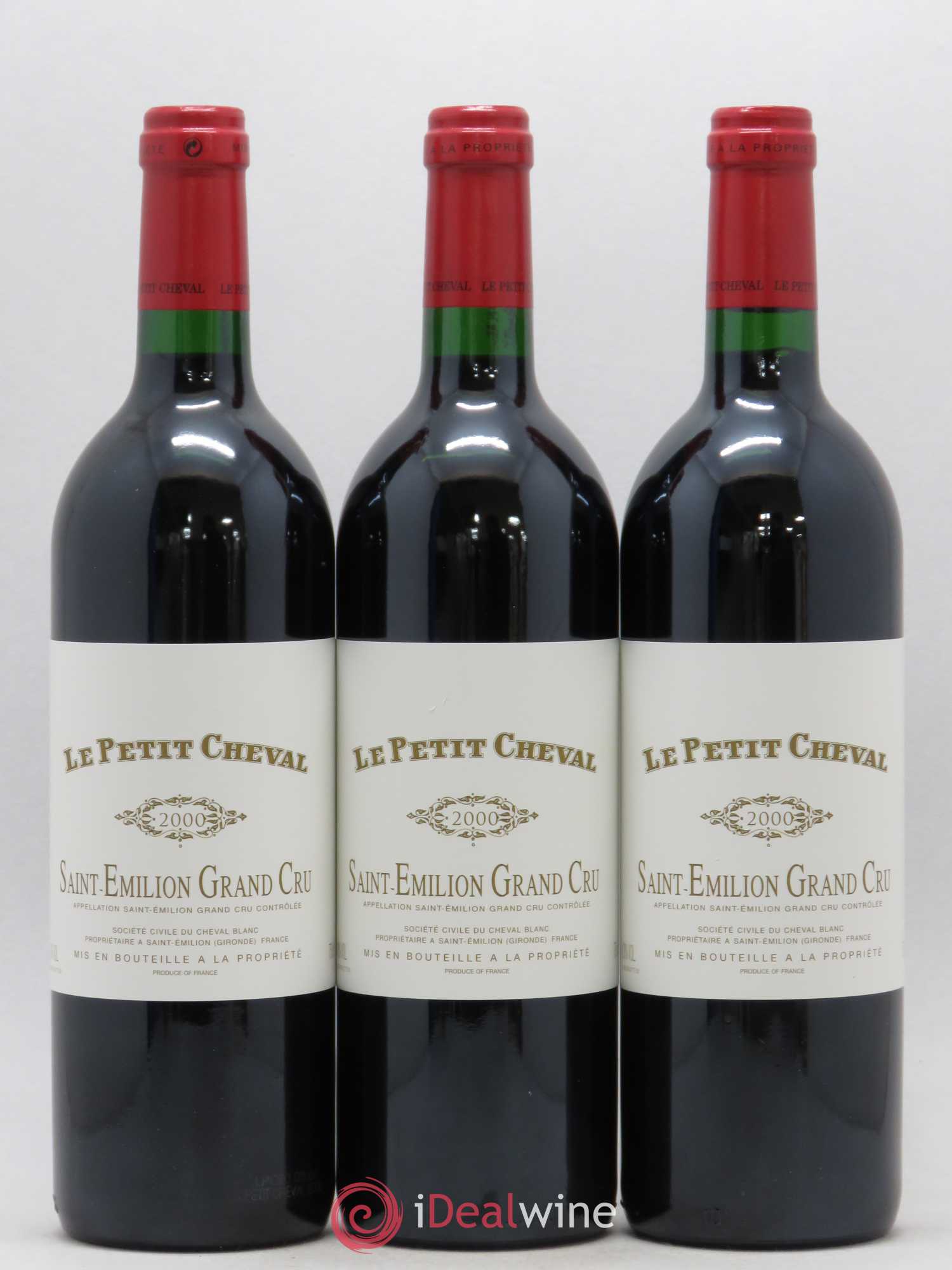 Le Petit Cheval Second Vin 2000 - Lot de 12 bouteilles - 1