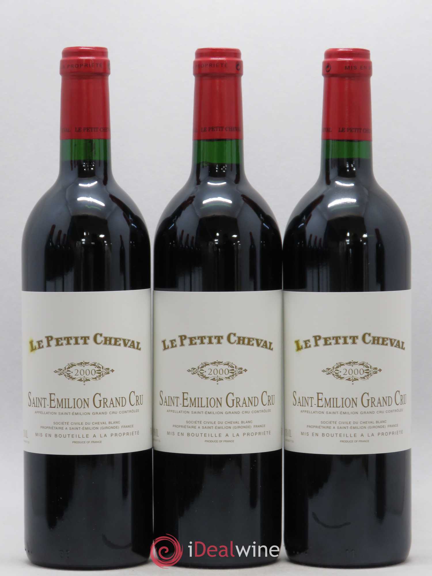 Le Petit Cheval Second Vin 2000 - Lot de 12 bouteilles - 3