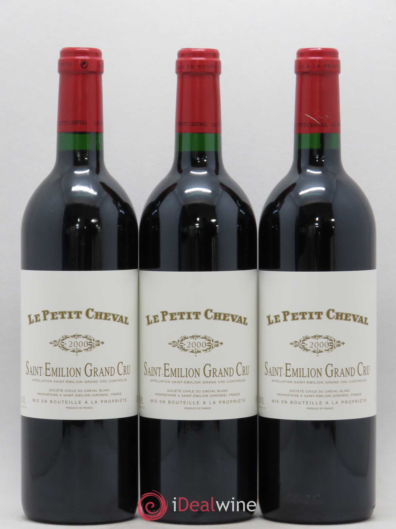 Le Petit Cheval Second Vin 2000 - Lot de 12 bouteilles - 1